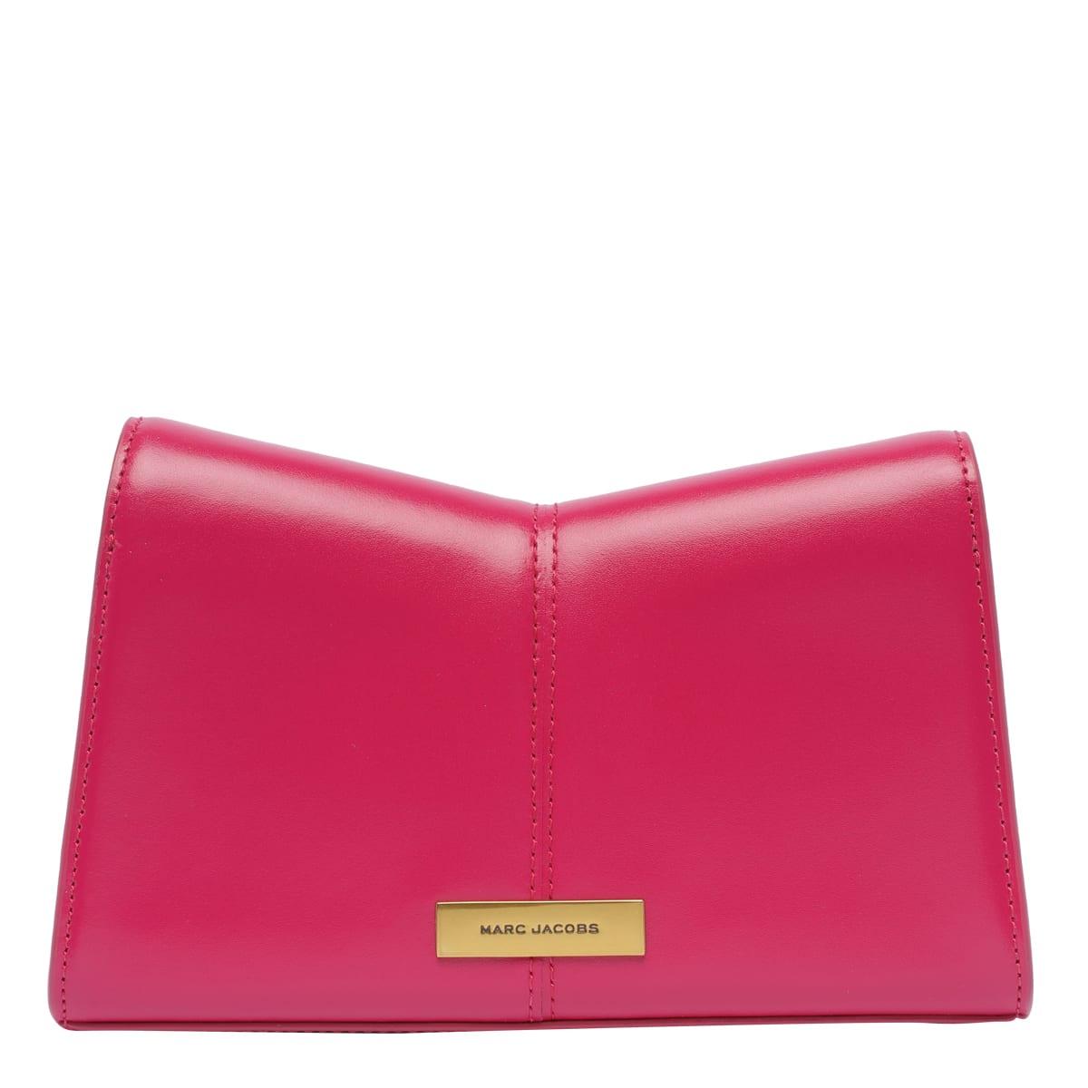 Shop Marc Jacobs The St. Marc Chain Wallet In Fuchsia
