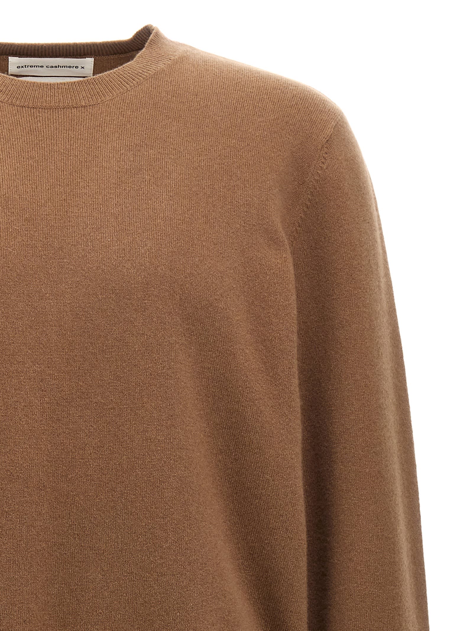 Shop Extreme Cashmere N°358 Mister Sweater In Beige