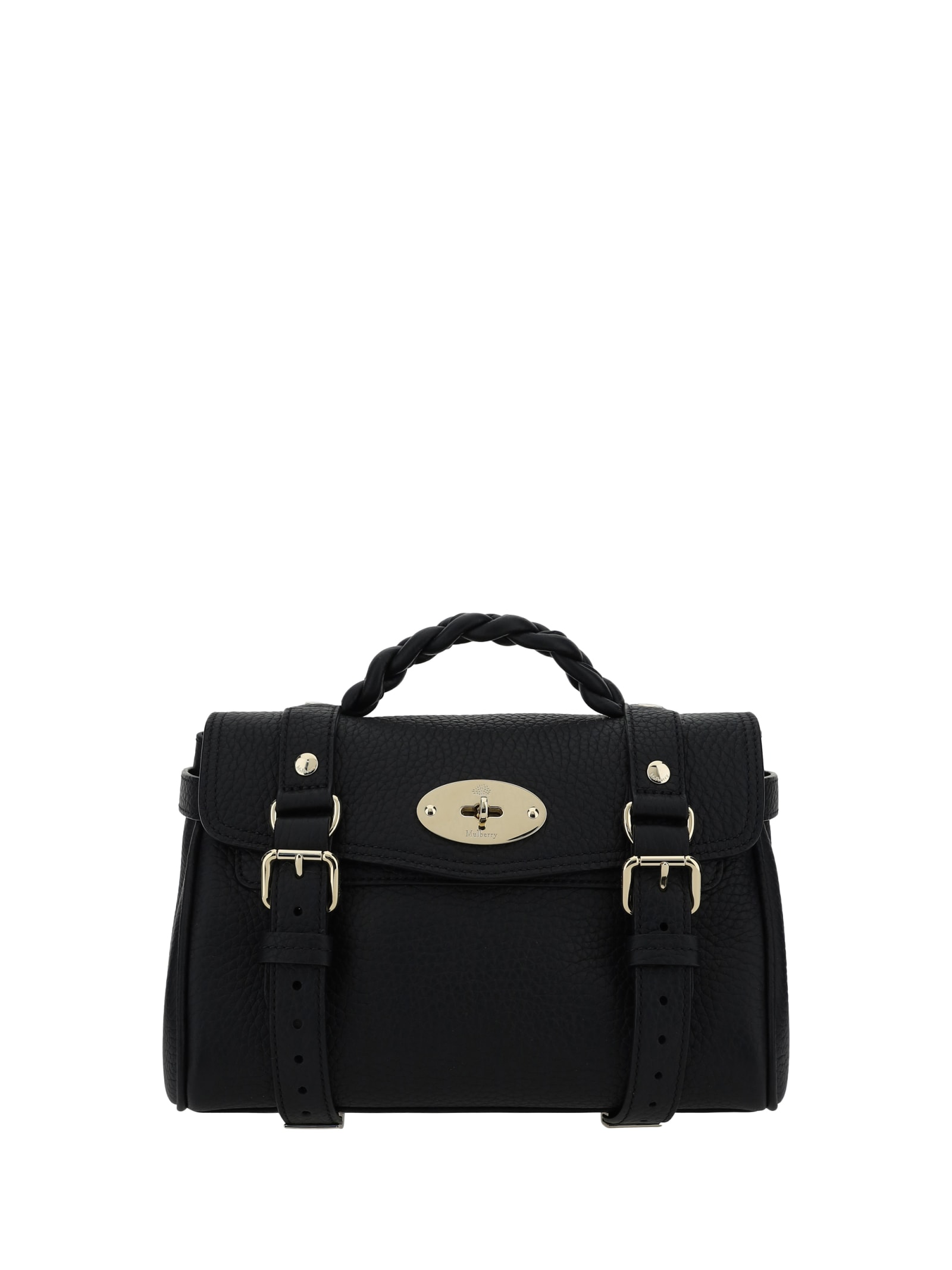 Mulberry Mini Alexa Handbag In Black
