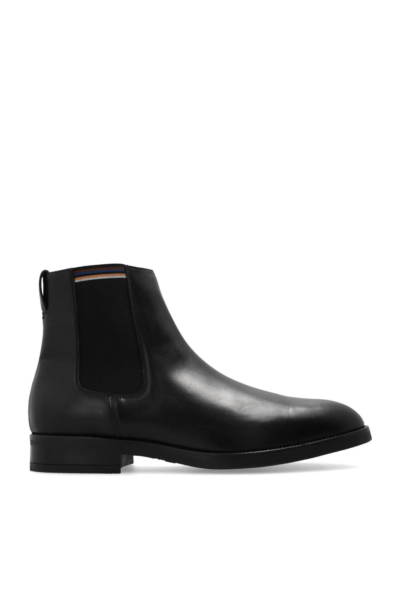 Shop Paul Smith Lansing Chelsea Boots In Black