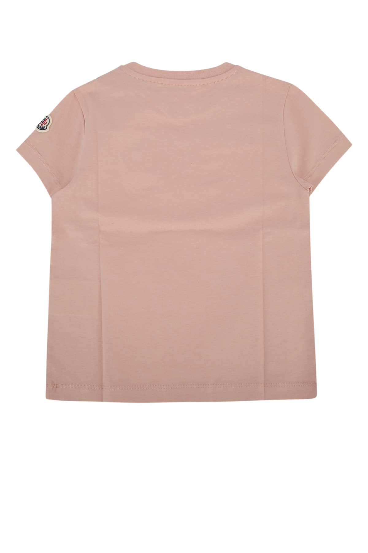 Moncler Kids Ss T-shirt In Neutral