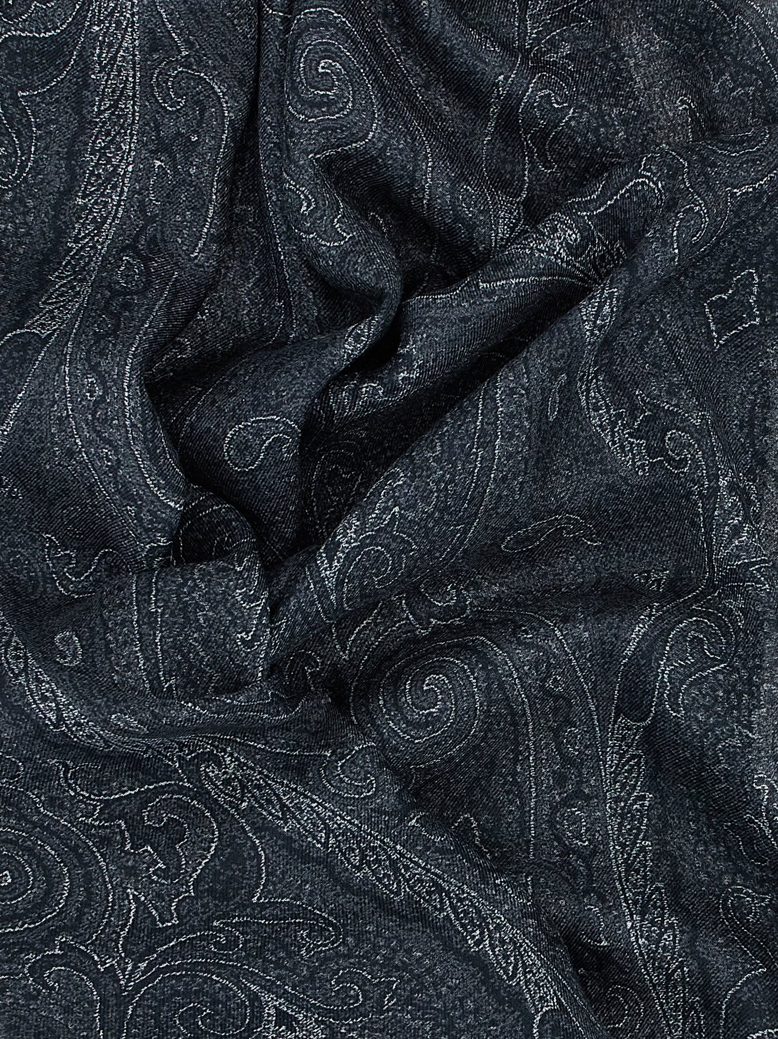 Shop Etro Paisley Scarf In Black