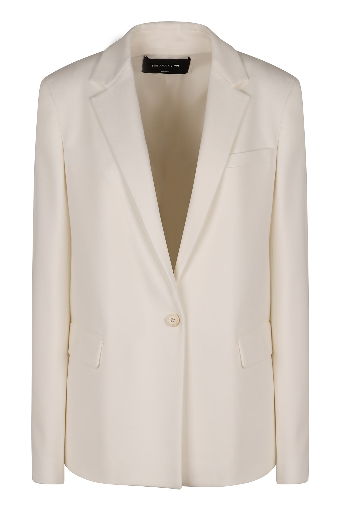 FABIANA FILIPPI SINGLE-BREASTED ONE BUTTON JACKET 