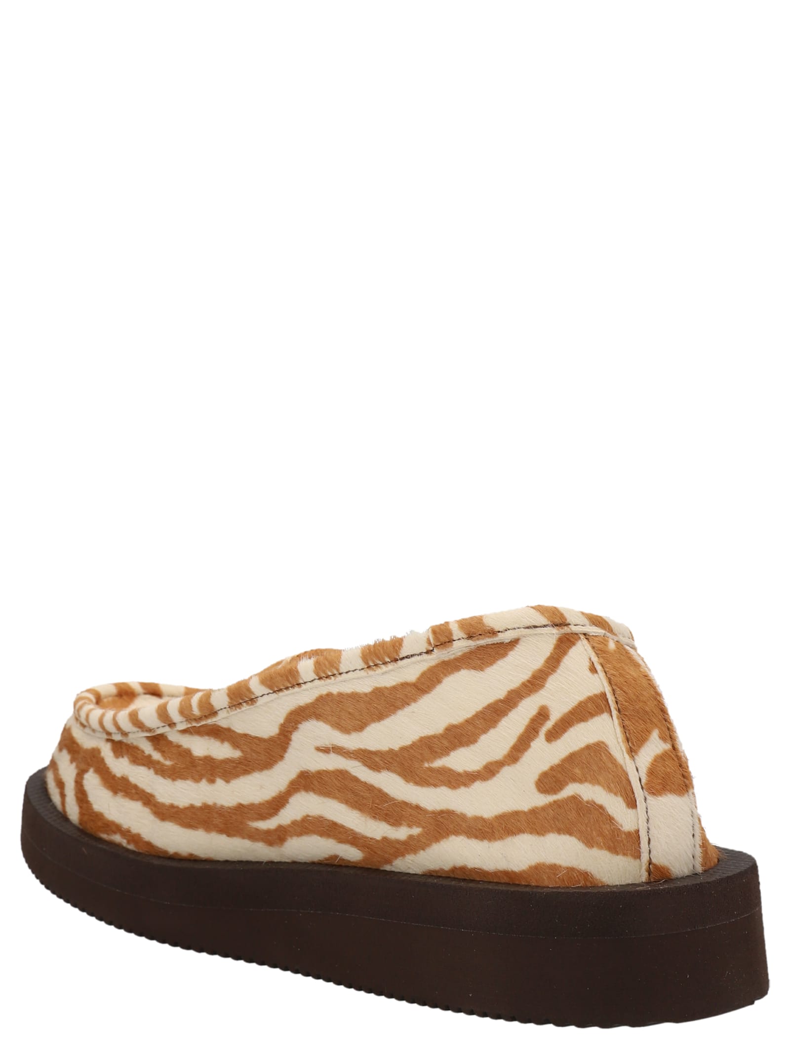 Shop Suicoke Ssd Loafers In Sbr Safari Brown