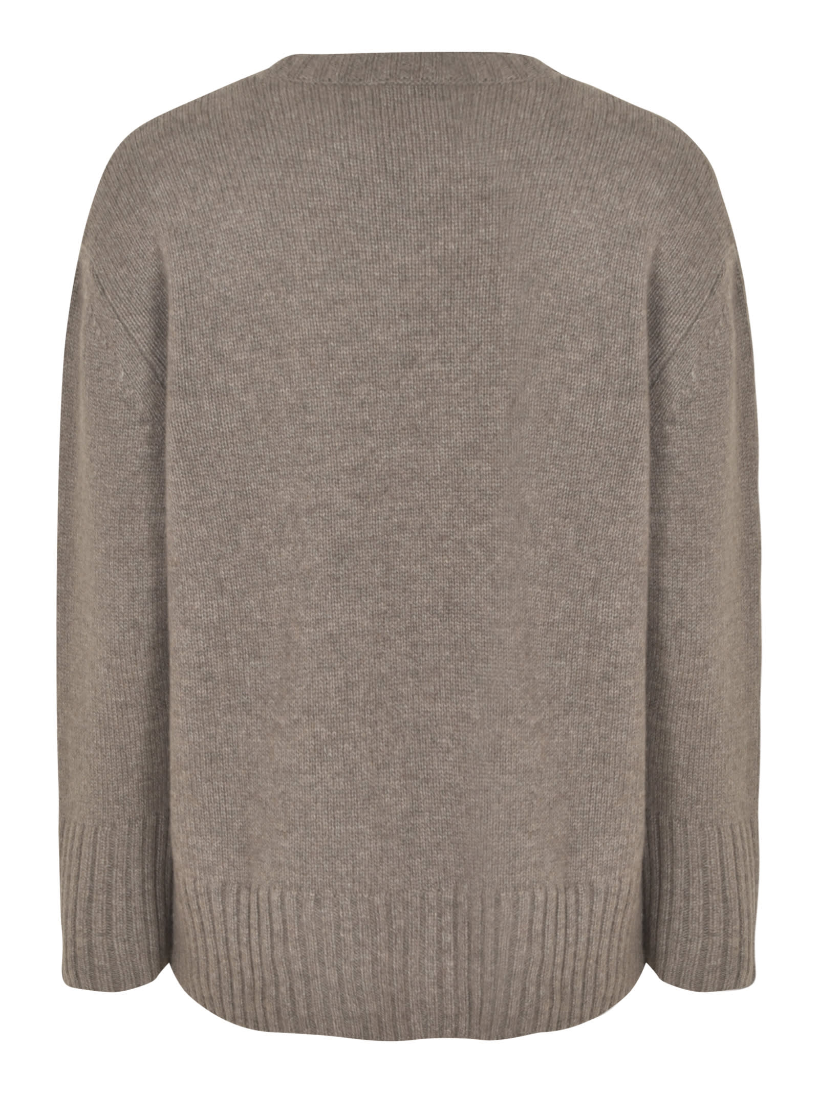 Shop Oliver Lattughi Slim Fit Rib Trim Knit Sweater In Vapor