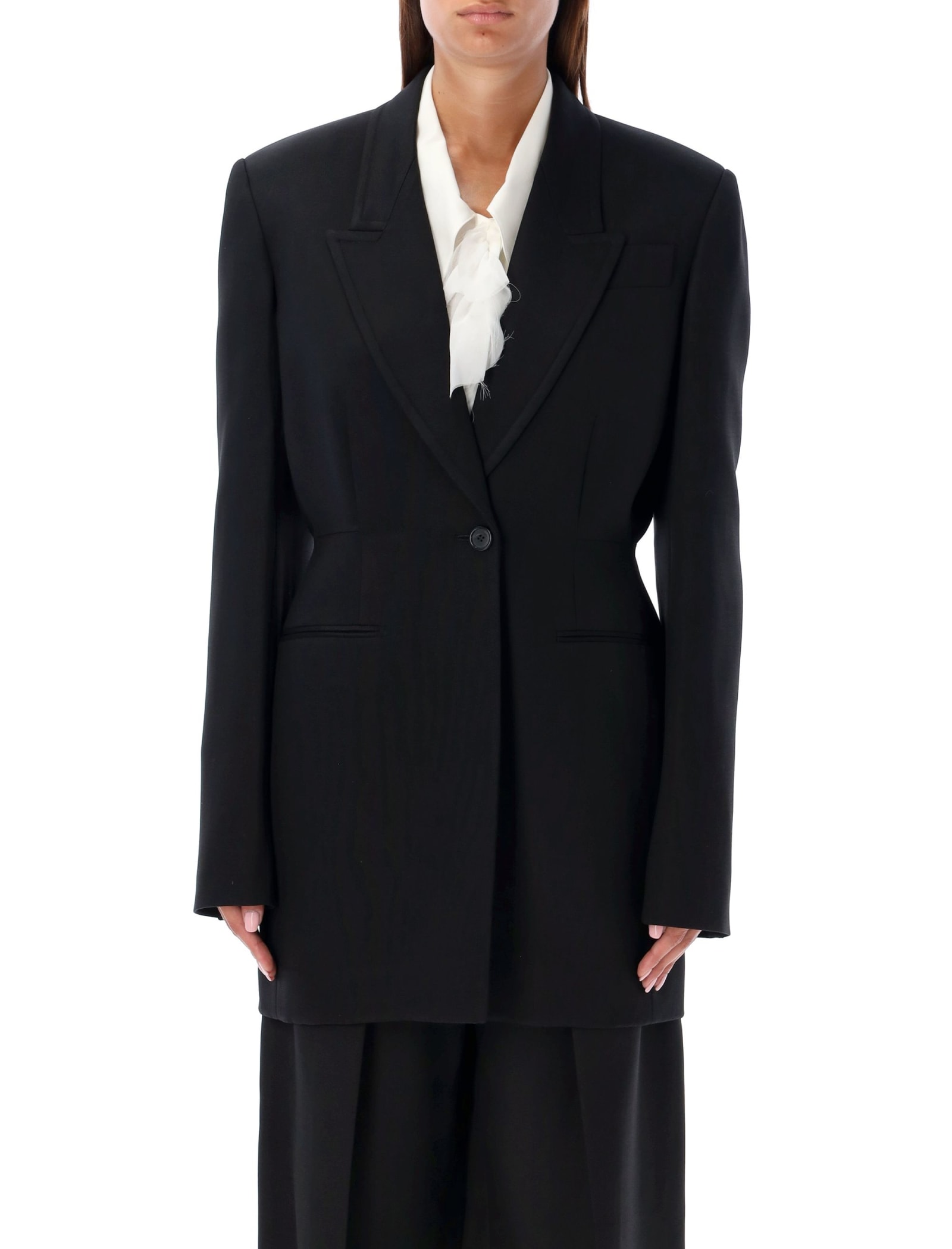 Shop Khaite Beckett Blazer In Black