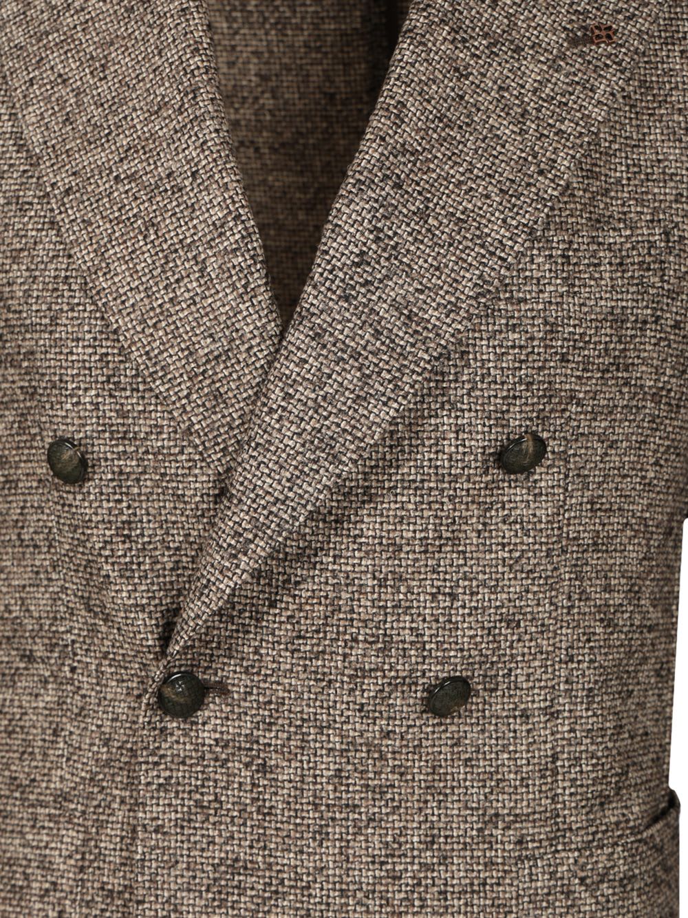 Tagliatore Montecarlo Doppio Petto Boucle Jackets Grey In Brown