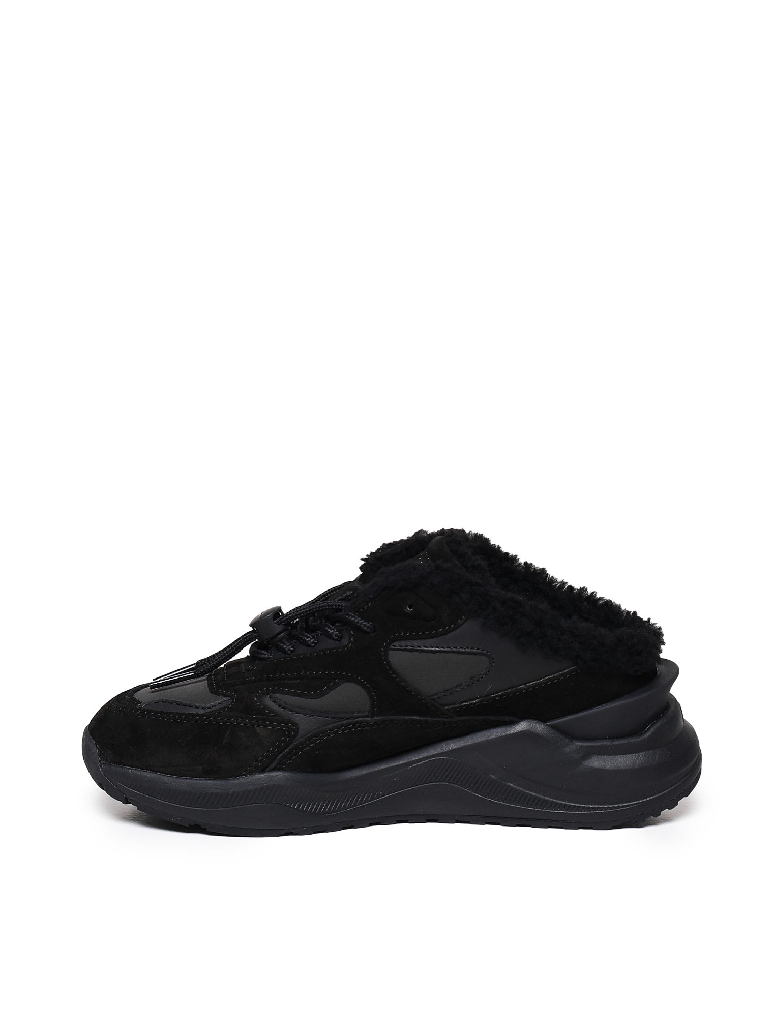 Shop Date Sneakers Sabot In Black