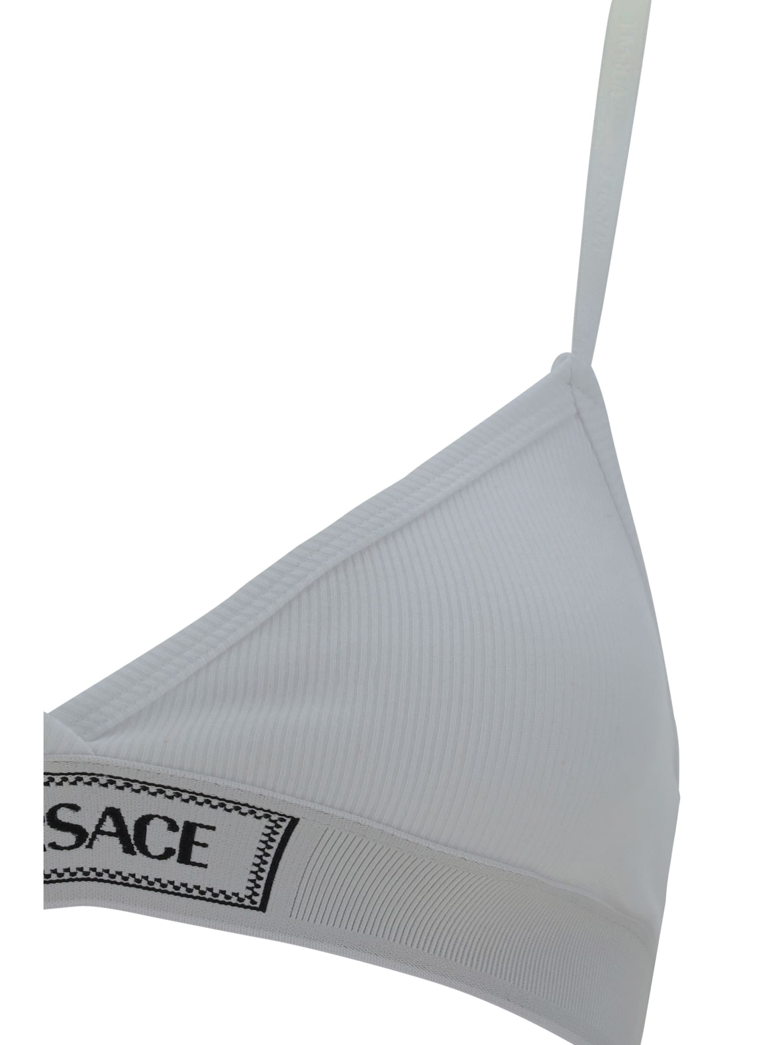 Shop Versace Underwear Top In White