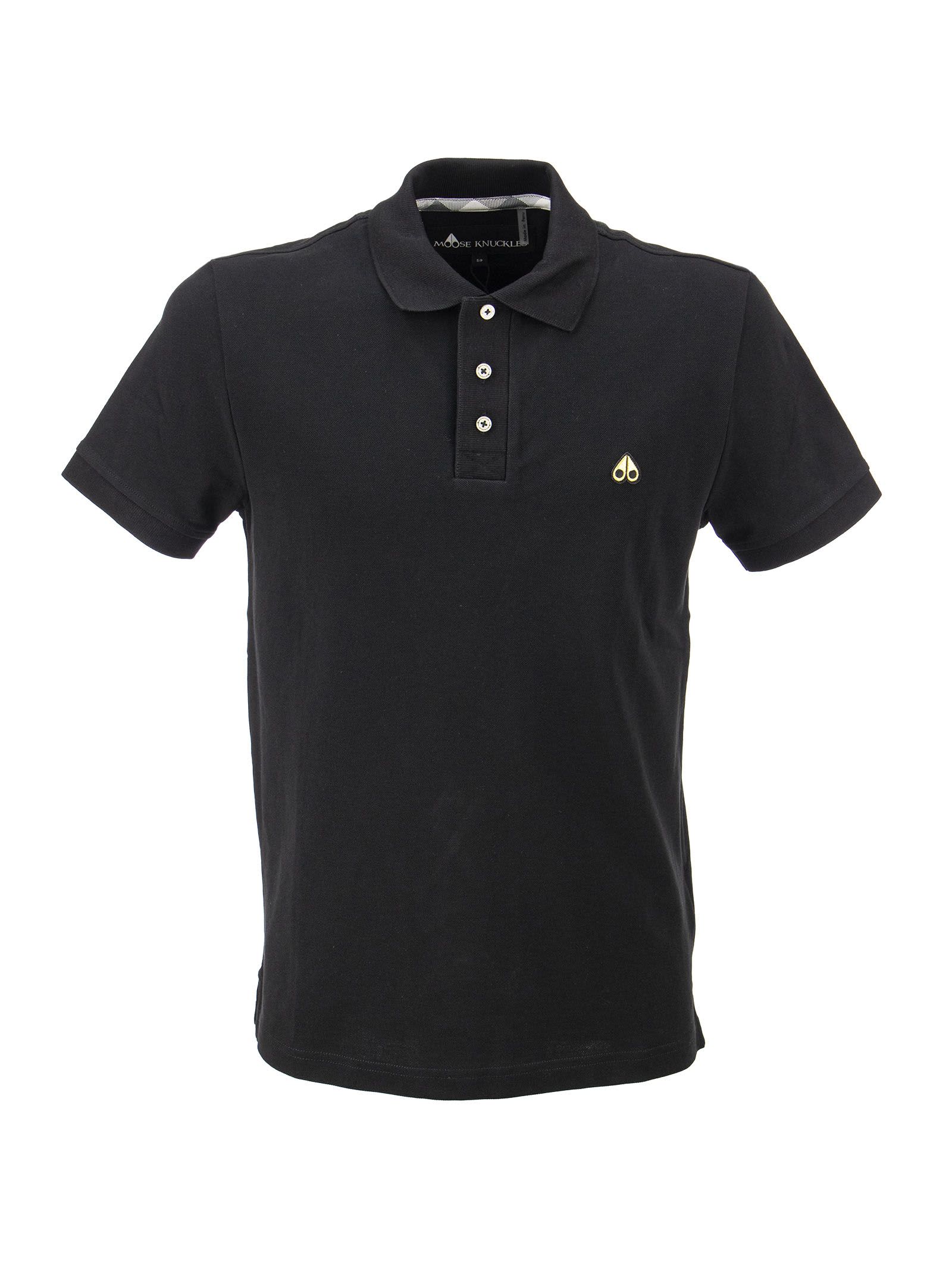 Moose Knuckles Short-sleeved Polo Shirt With Logo