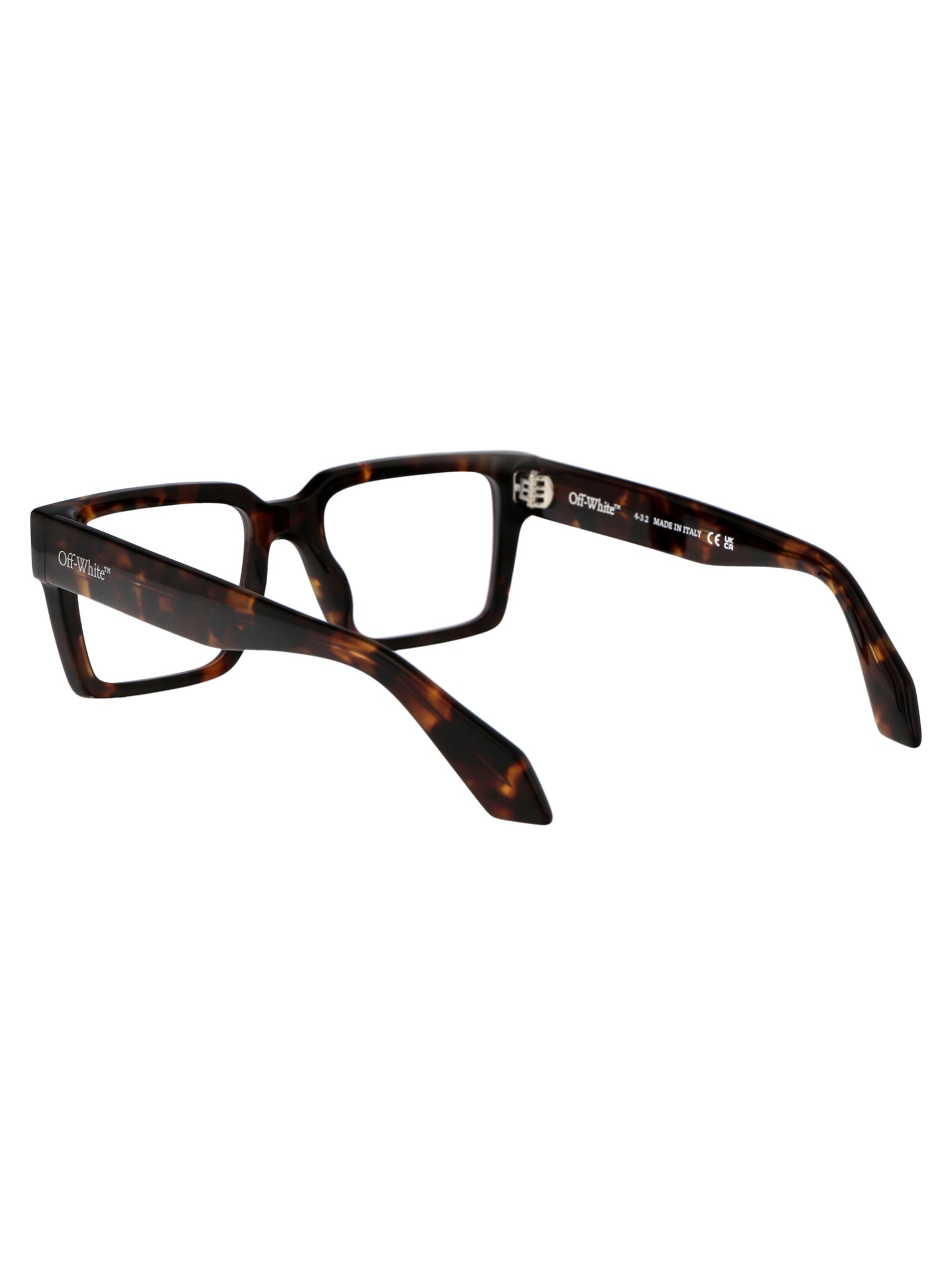 Shop Off-white Optical Style 54 Glasses In 6000 Havana