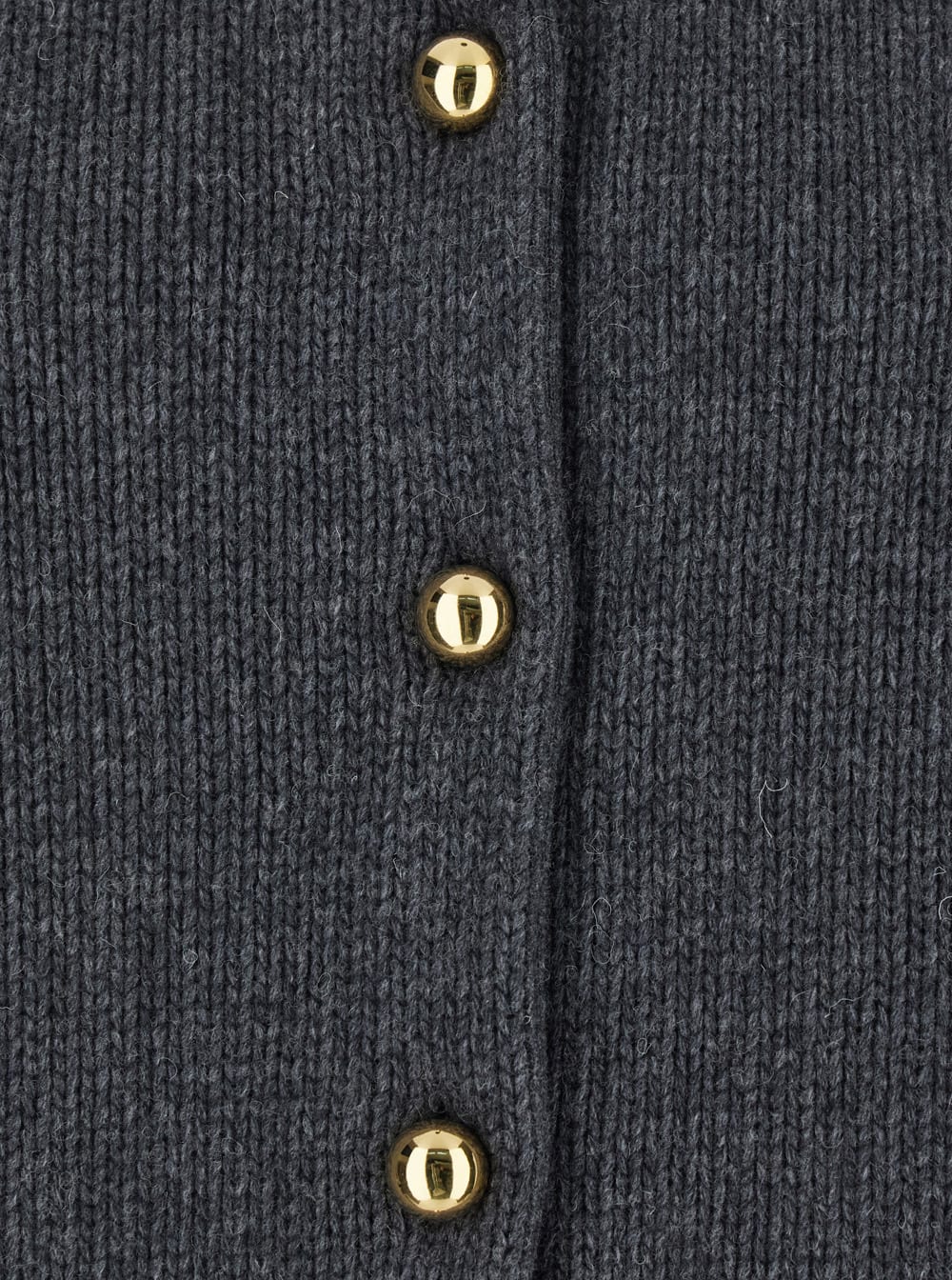 Mauro Grifoni Long-sleeved Cardigan Sweater In Gray