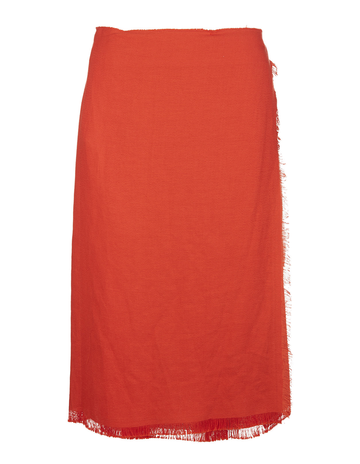 Marni Frayed-detail Mid-length Skirt