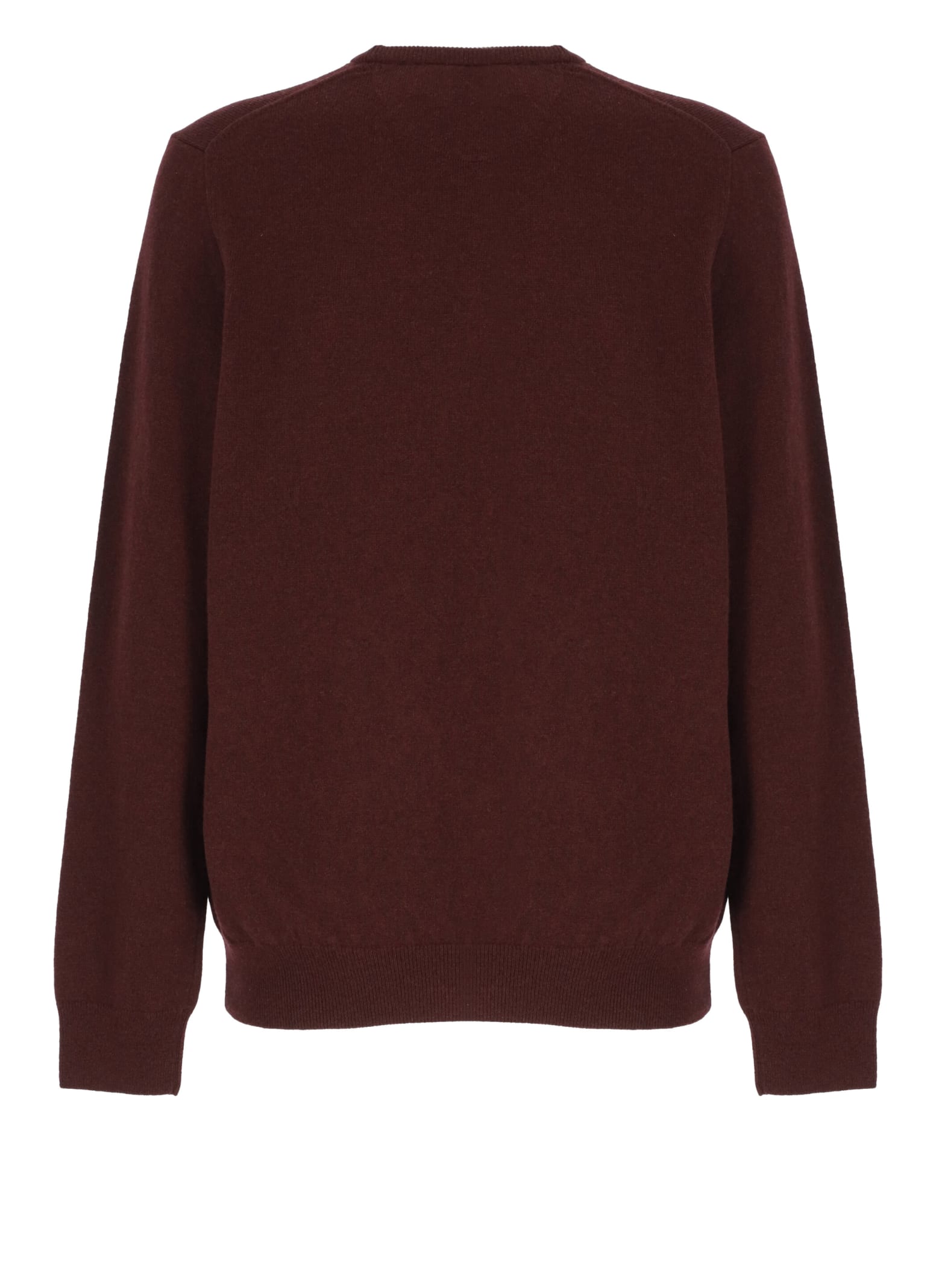 Shop Ralph Lauren Pony Sweater In Bordeaux