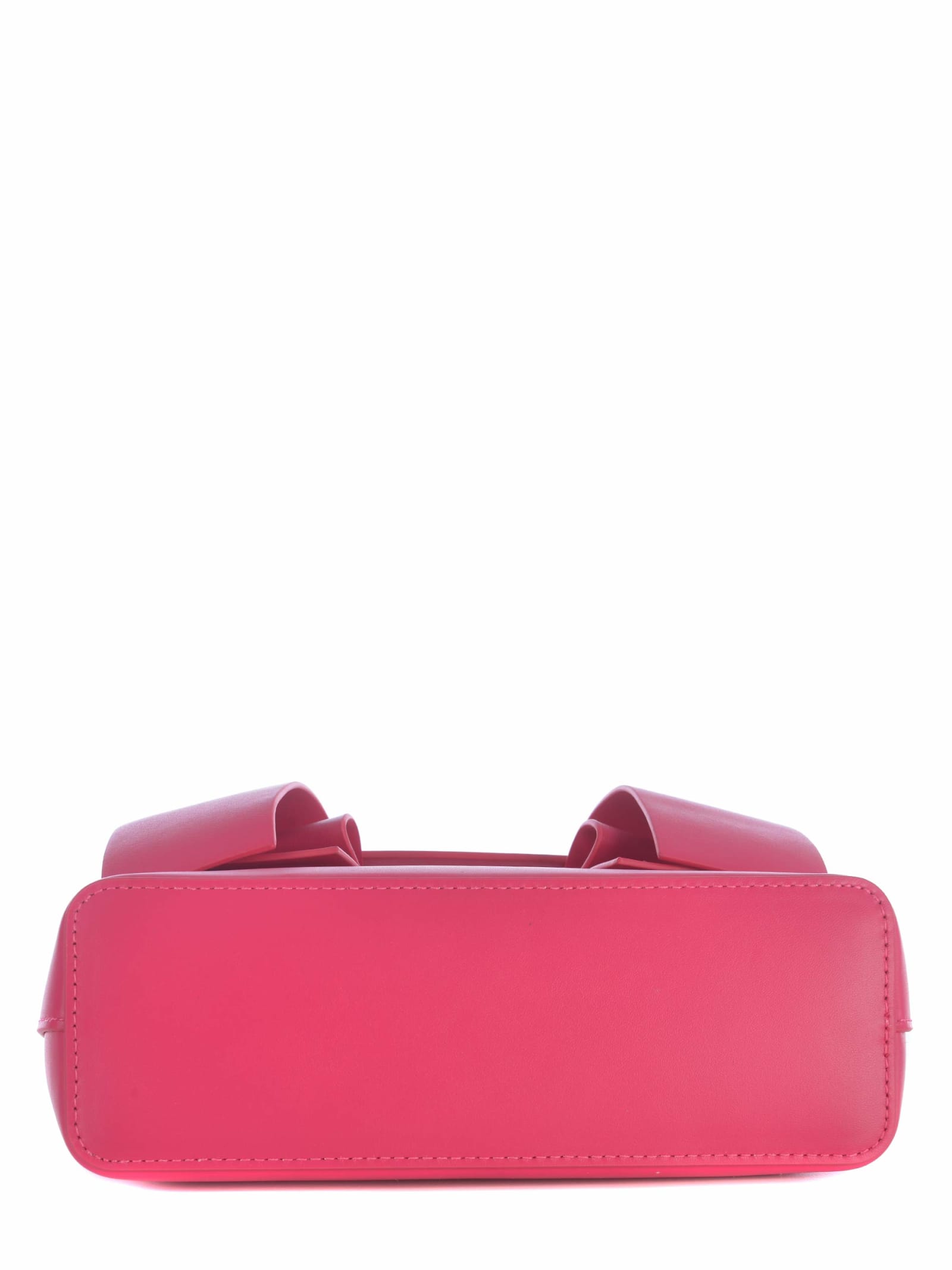 Shop Pinko Bag  Mini Clutch Aika In Leather In Fuchsia