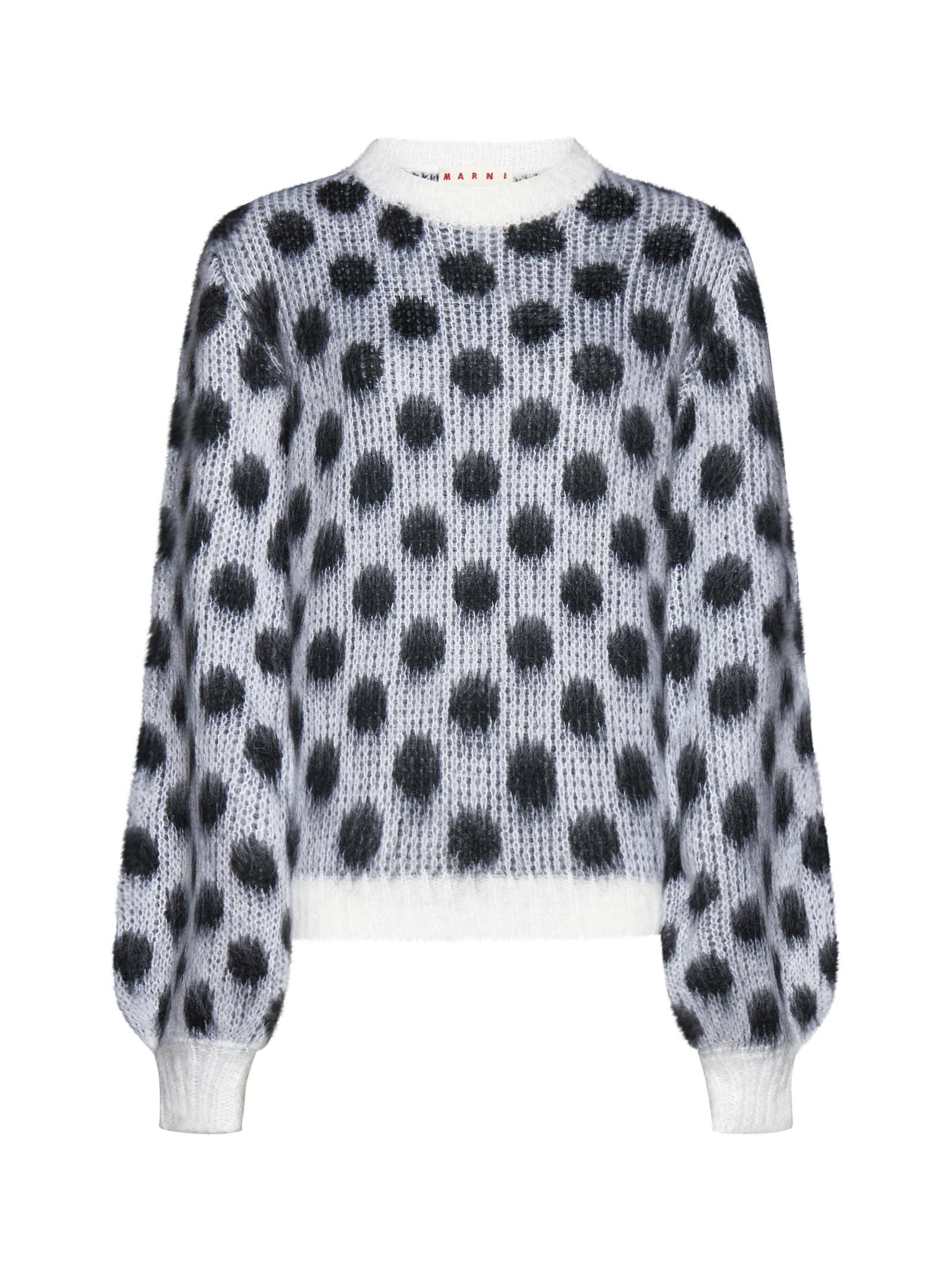 Shop Marni Sweater In Lily White