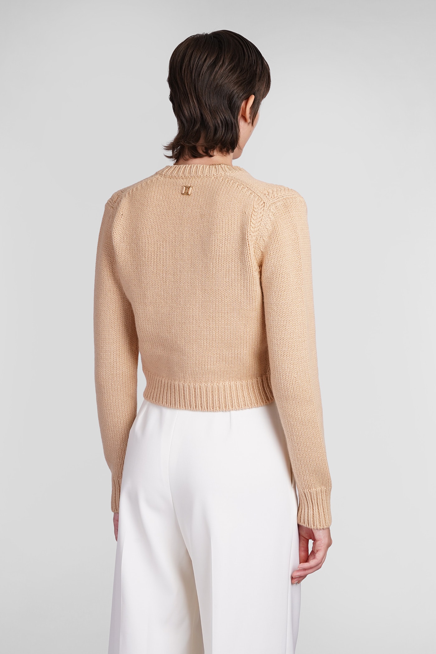 Shop Chloé Cardigan In Powder Wool