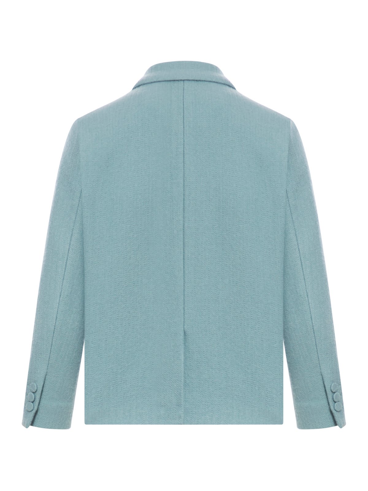 Shop Dries Van Noten Single Breasted Blazer In Sky