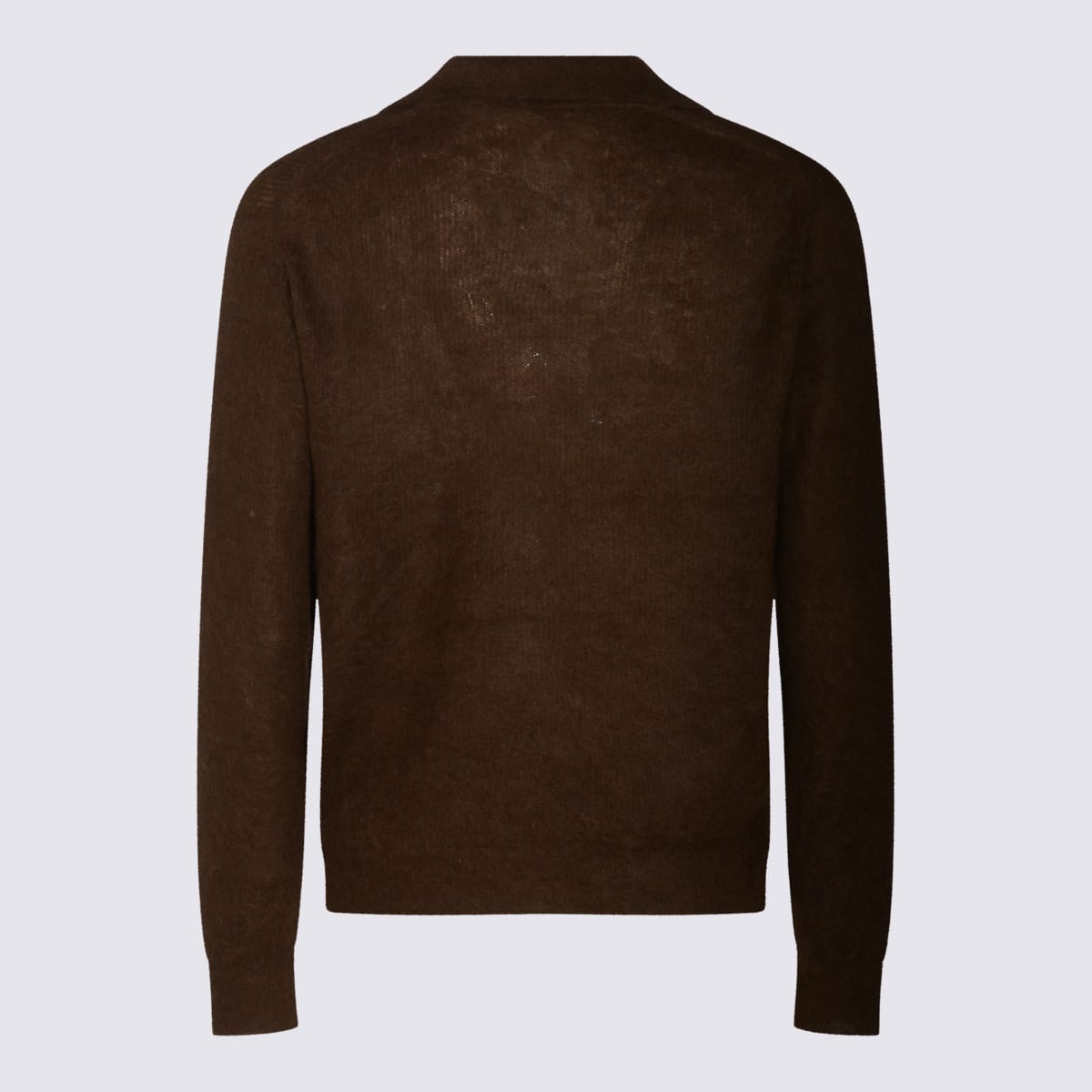 Auralee Long-sleeved Sweater In Brown
