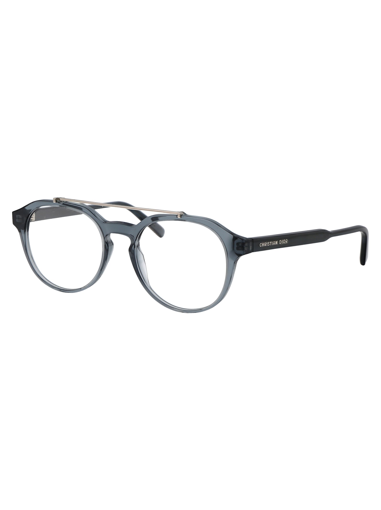 Shop Dior Botanicao R1i Glasses In 4500 Grey/other