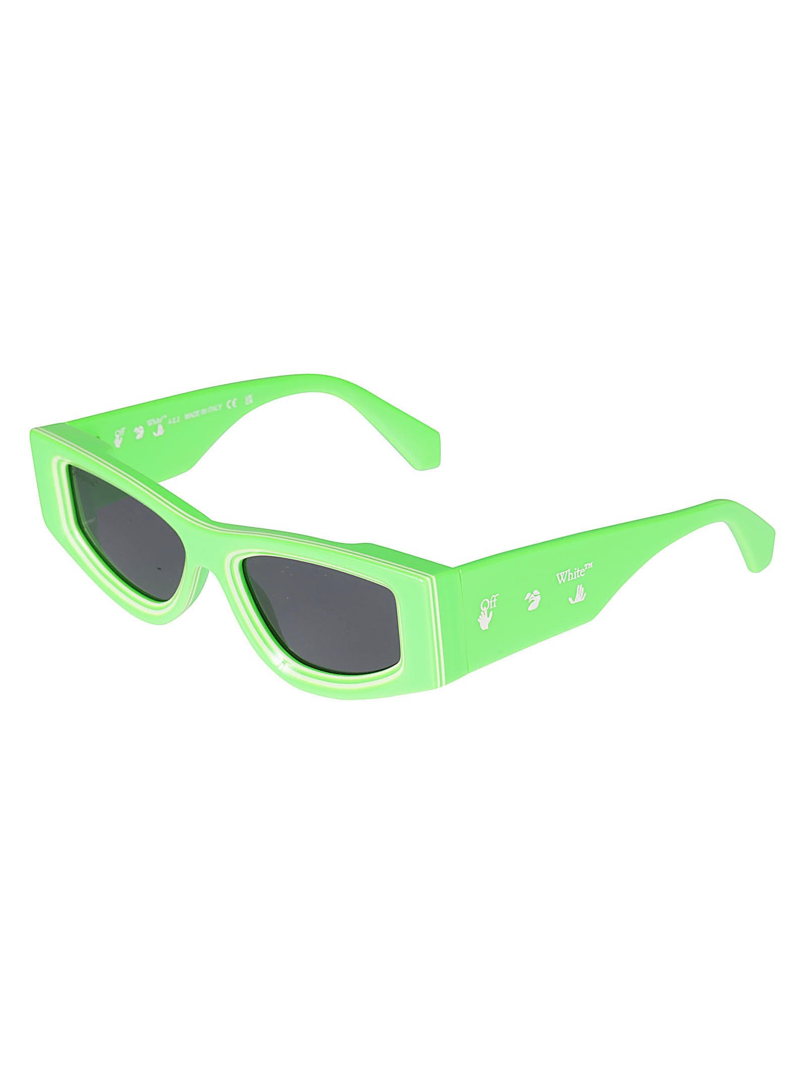 Shop Off-white Andy Sunglasses In Green