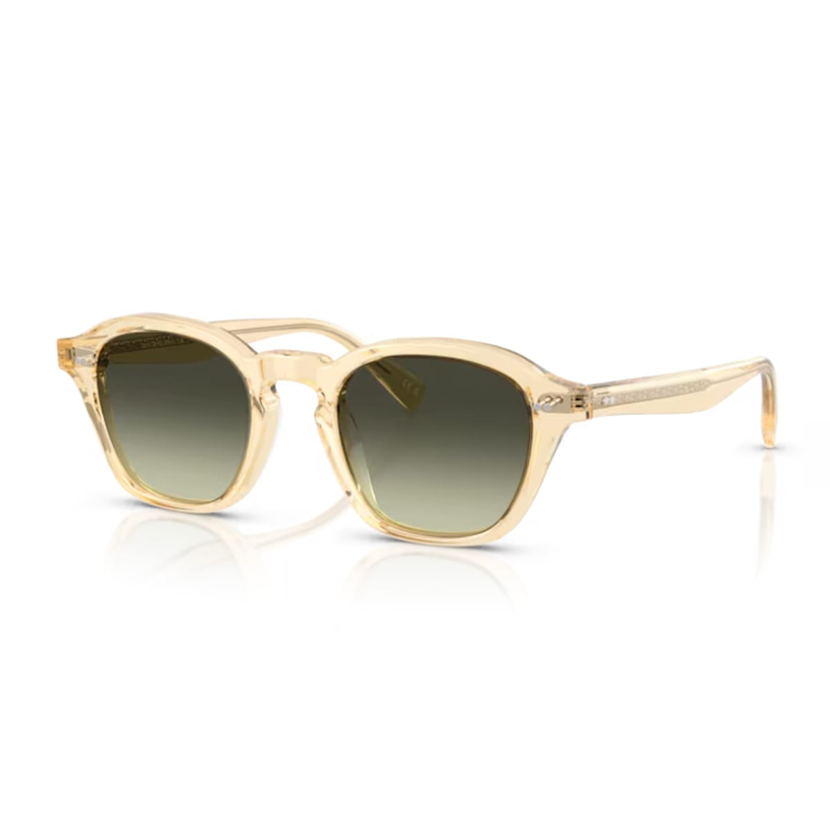 Oliver Peoples Womens Cream Ov5580su Eyles Square-frame Acetate Sunglasses In Green