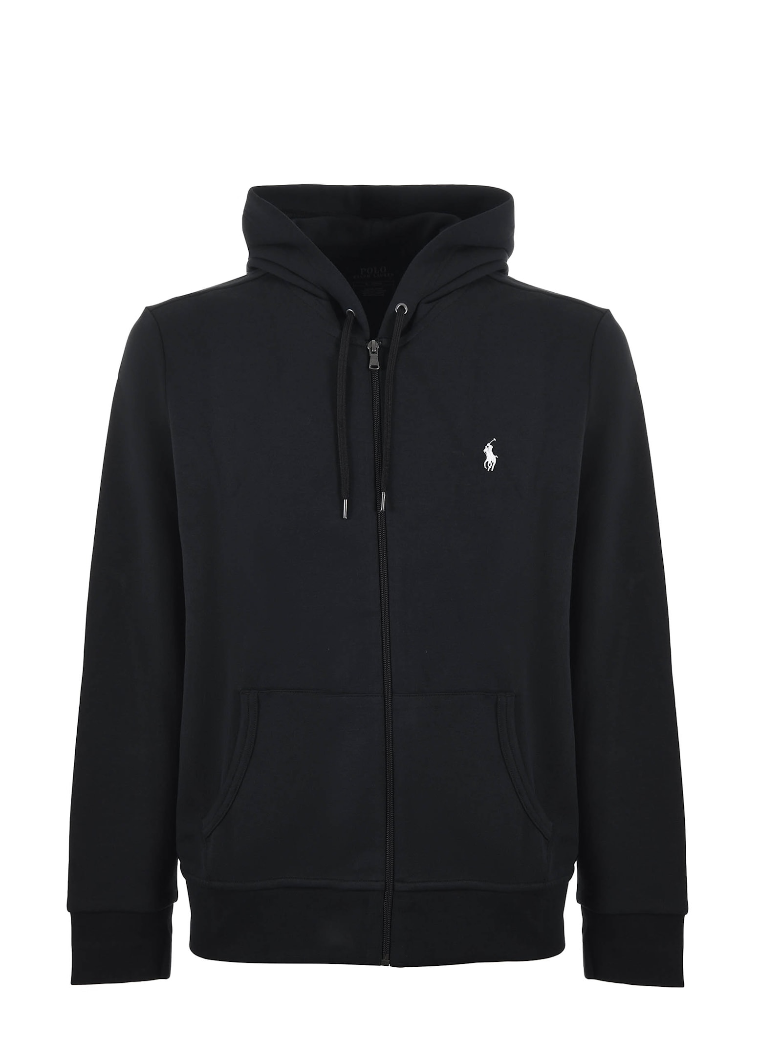 Shop Polo Ralph Lauren Cotton Blend Sweatshirt In Black