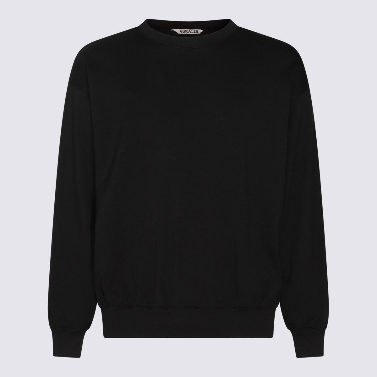 Black Cotton Sweatshirt