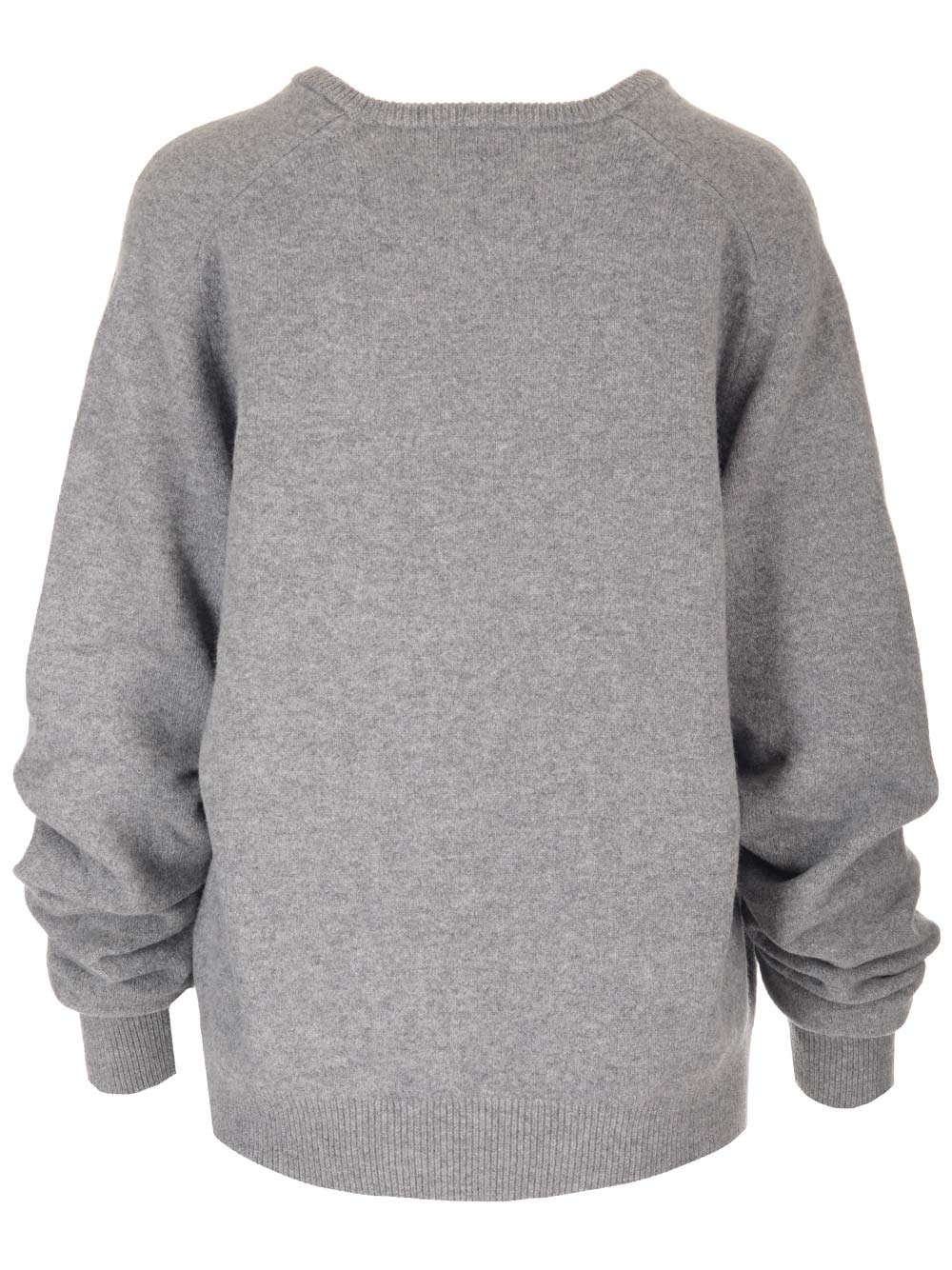 Tory Burch Gathered Sleeves Sweater In Grey