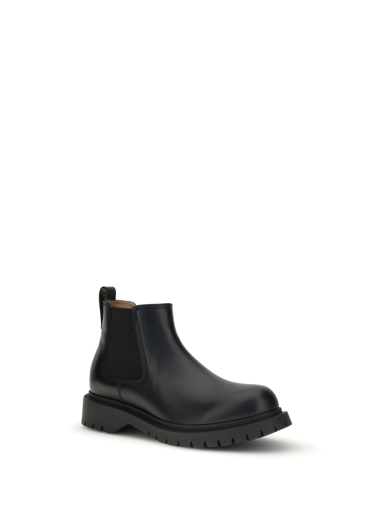Givenchy Casual Round Toe Boots With Chunky Sole In Black