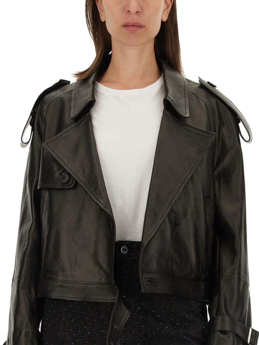 Shop Salvatore Santoro Biker Jacket In Black