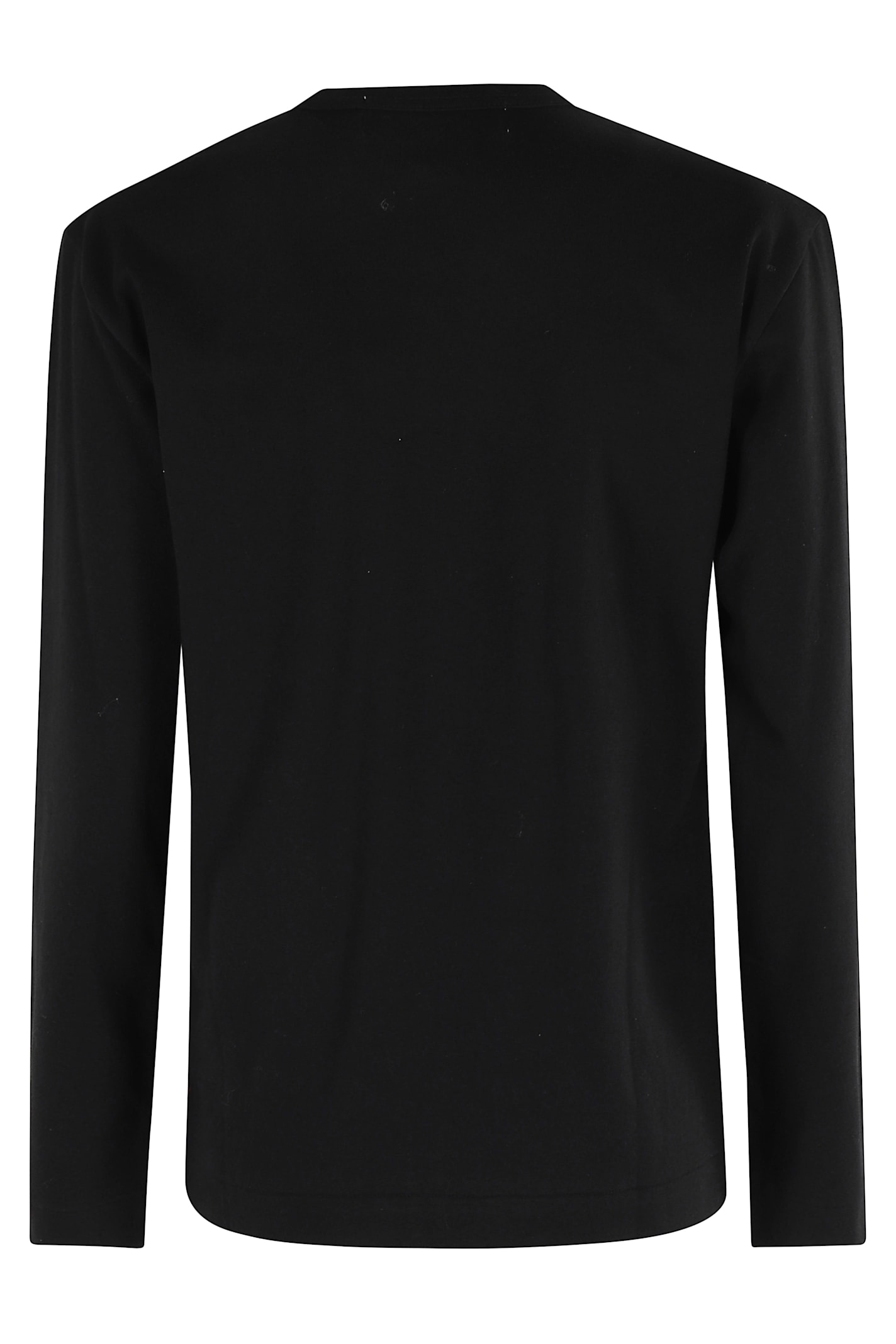 Comme Des Garçons Play Tshirt Black Emblem In Black