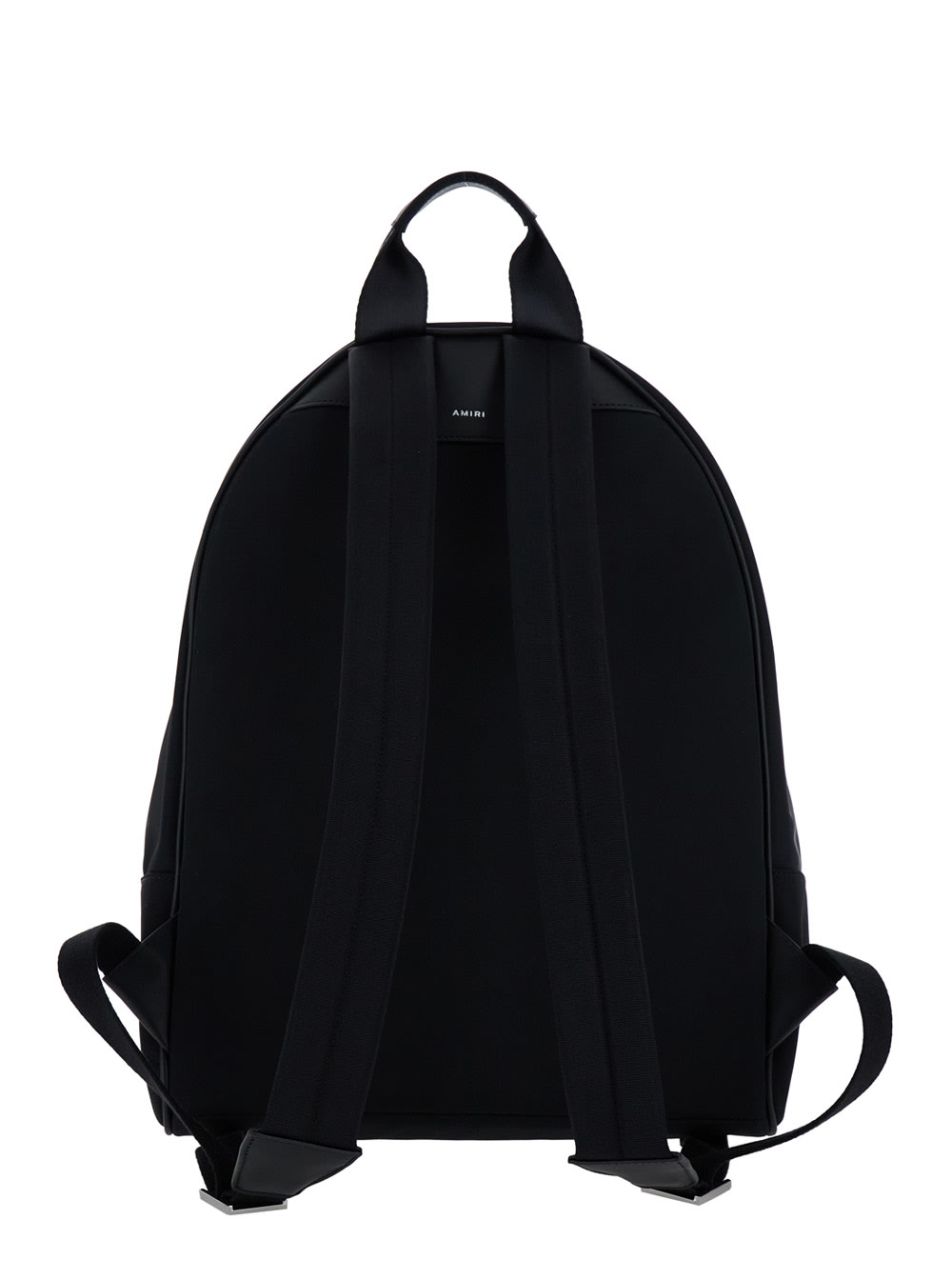 Shop Amiri Black Backpack With Arts District Print In Tech Fabric Man