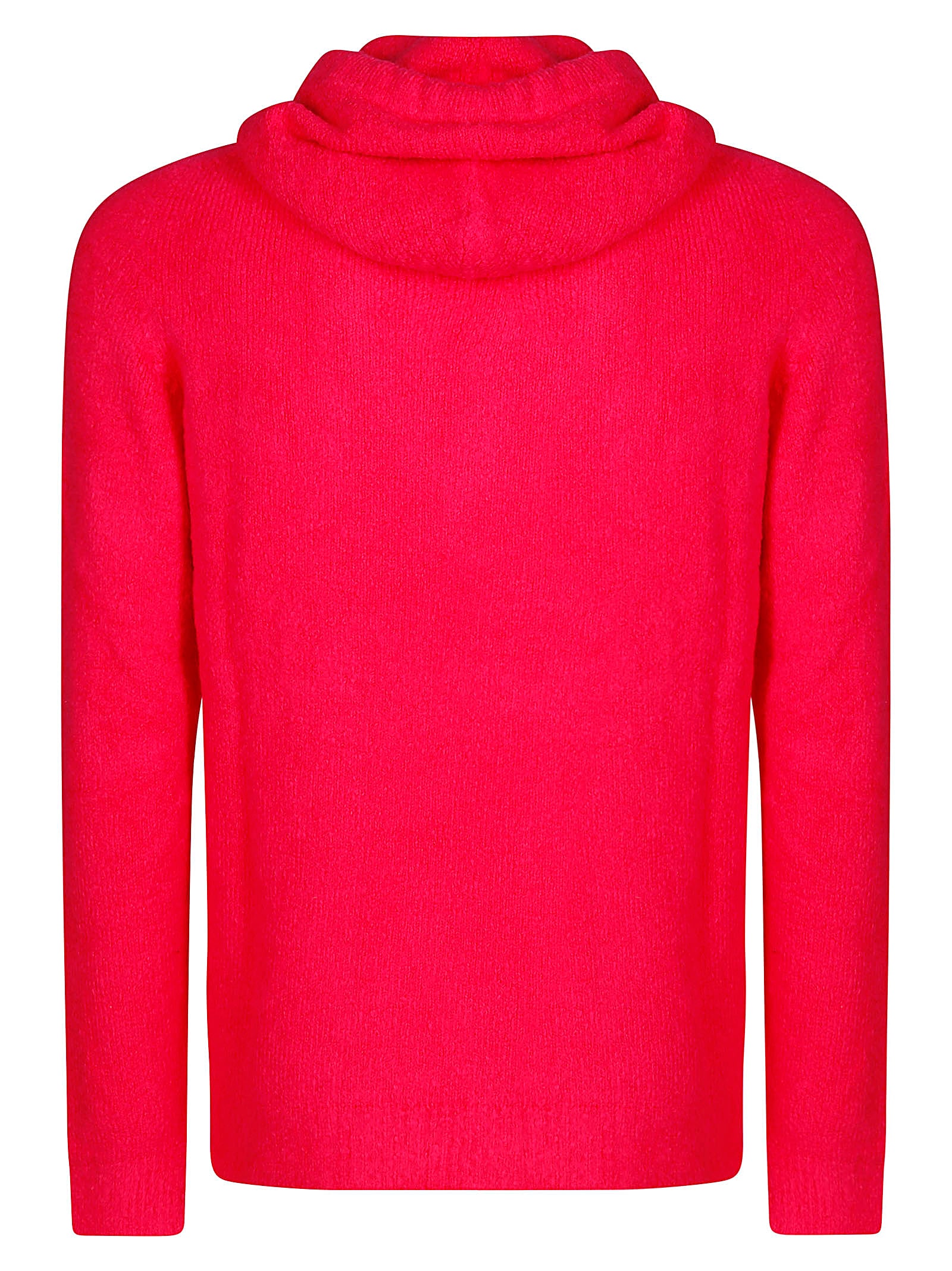 Shop Roberto Collina Knit Ls Roundneck In Fuxia