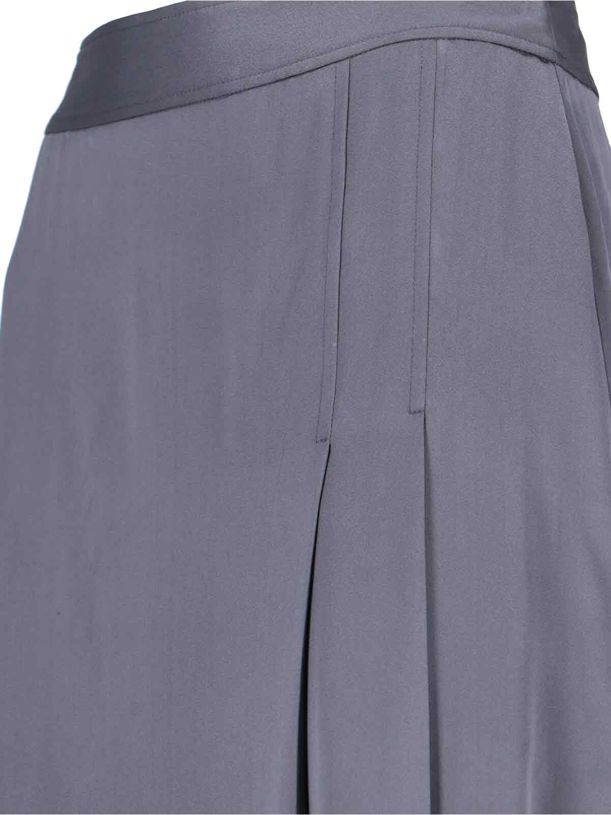 Aspesi Tailored Grey Skirt With Minimalist Aesthetic In Gray