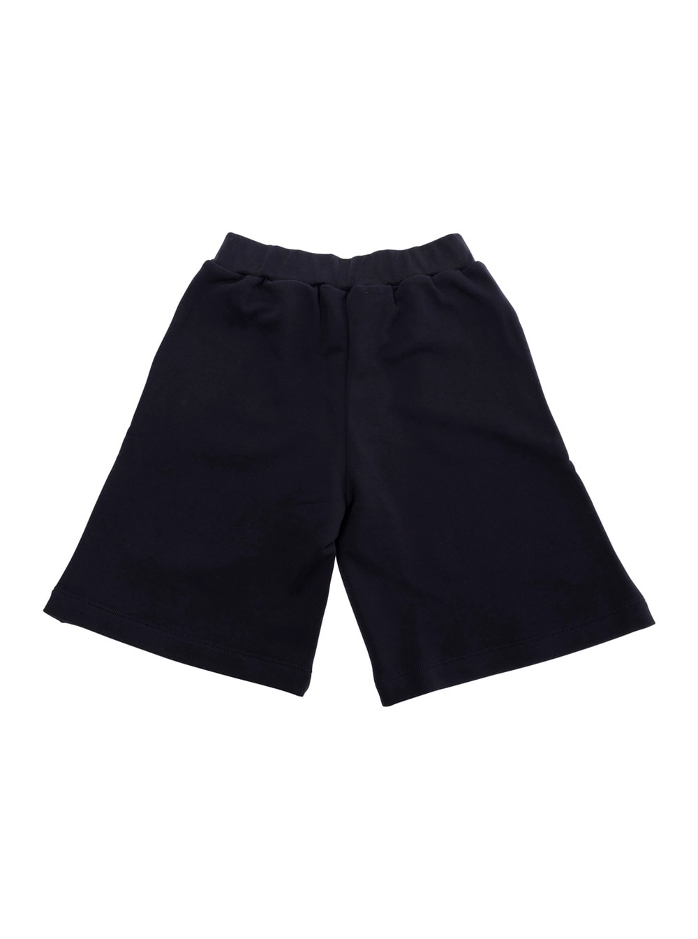 Marni Blue Shorts With Elastic Waist And Logo Lettering On The Front In Cotton Boy In Blu