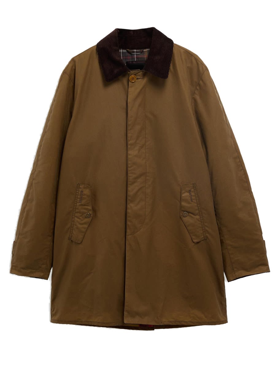 Baracuta X Barbour Tyne Waxed Coat Clothing In Brown