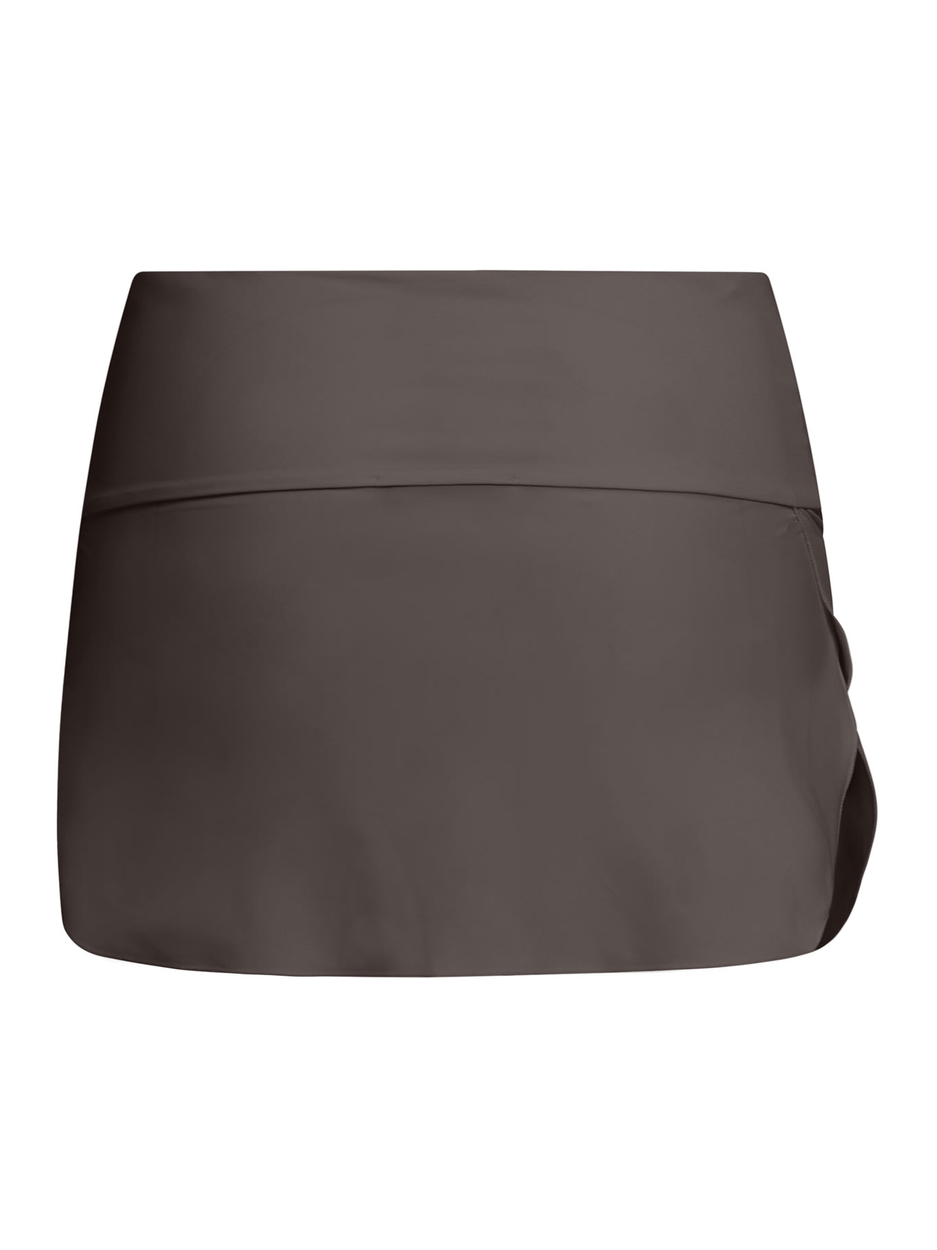 Shop Sucrette Pareo Skirt In Cioccolato