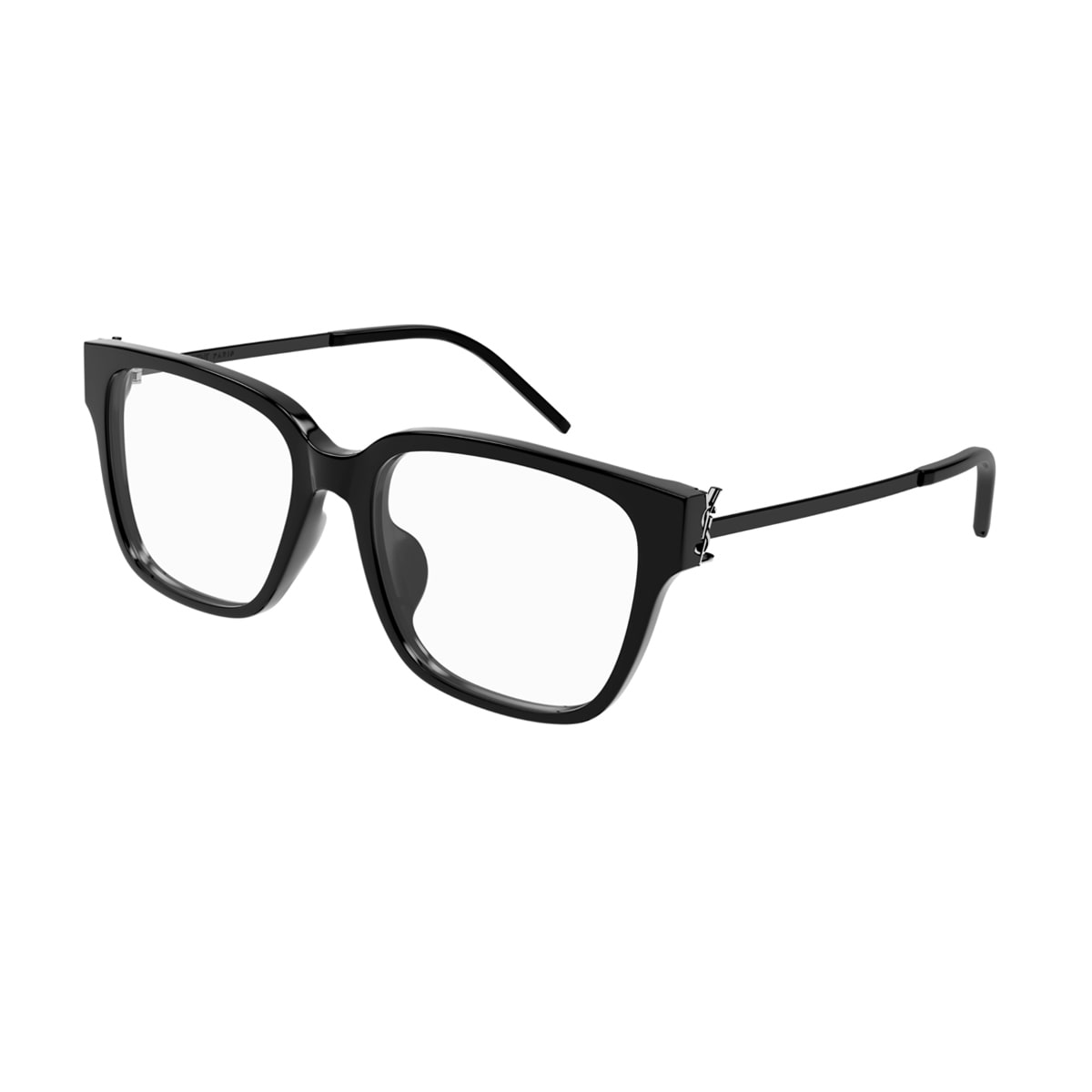 Saint Laurent Sl M48o_a/f Linea Monogram 002 Black Glasses In Black