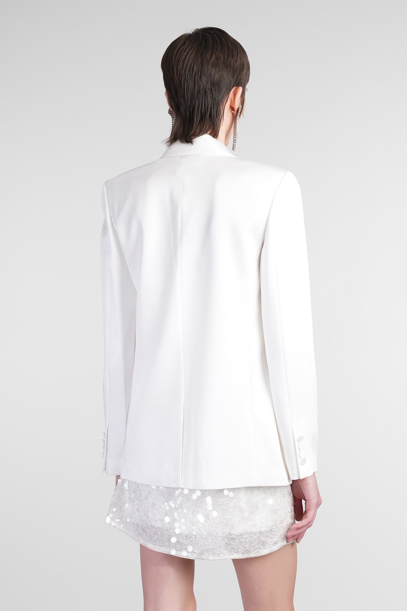 Simkhai Norah Blazer In White Acetate In White