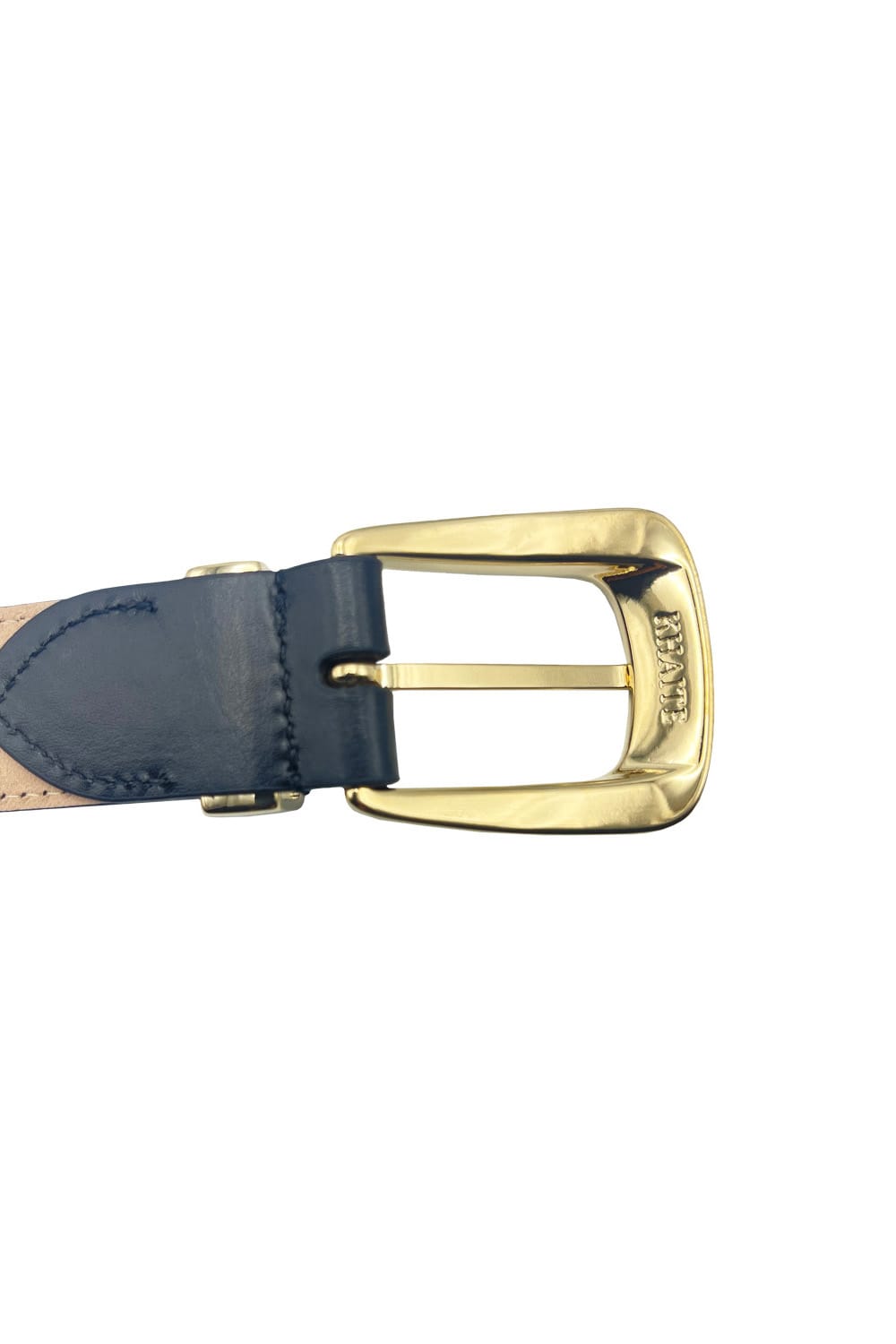 Khaite Benny Studded Leather Belt In Black