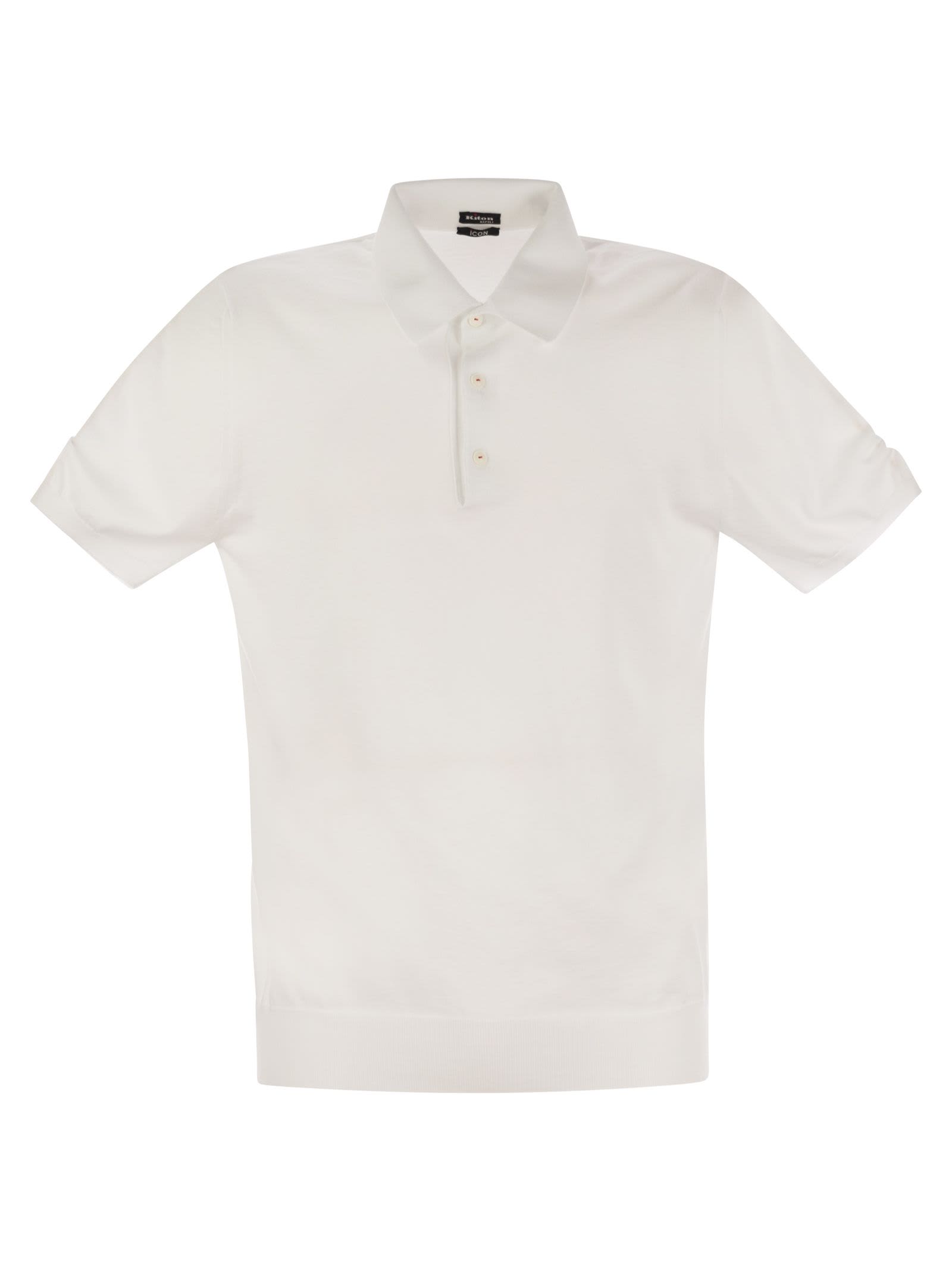 Short-sleeved Cotton Polo Shirt