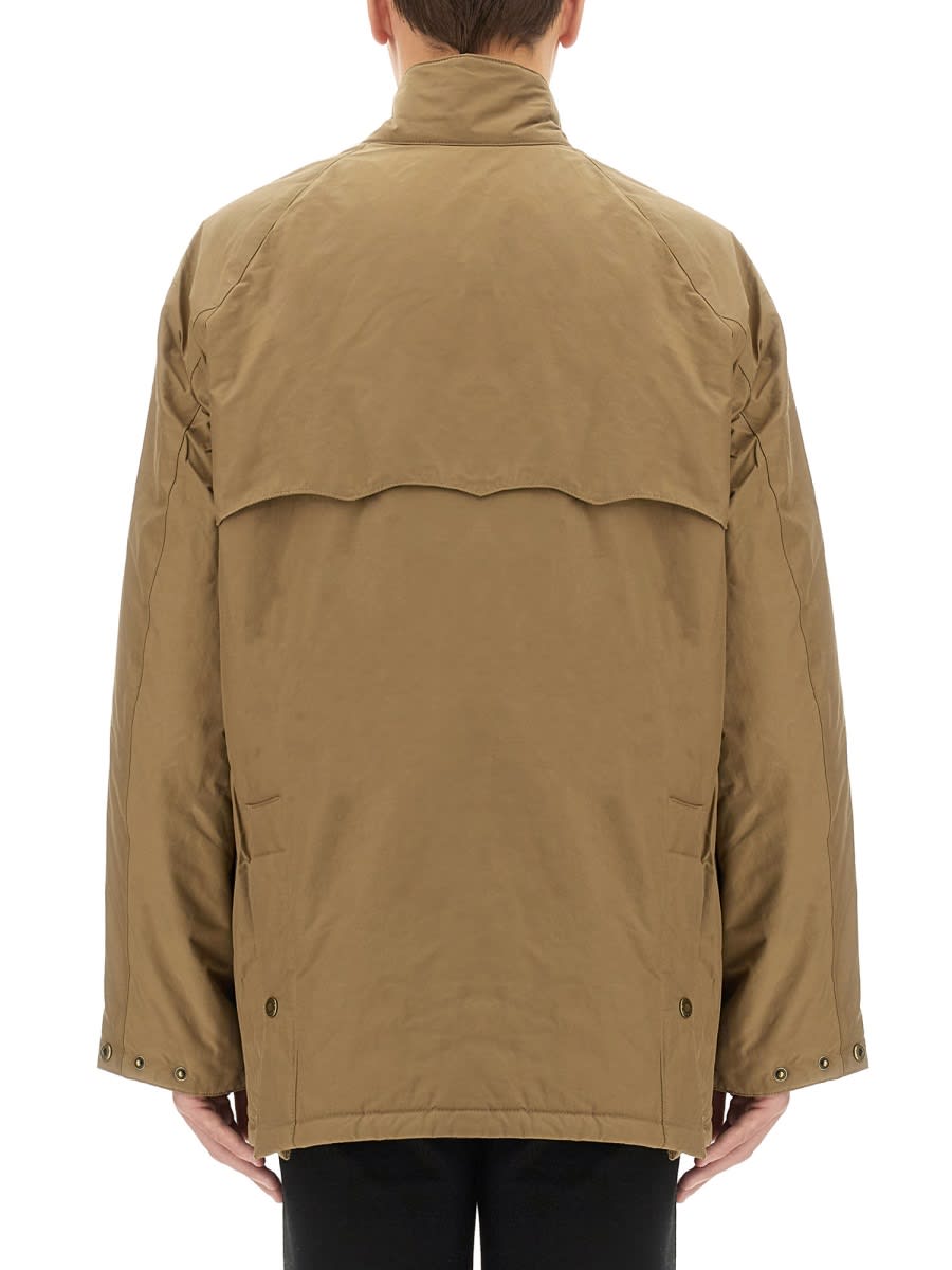 Shop Barbour Jacket Bedale In Beige