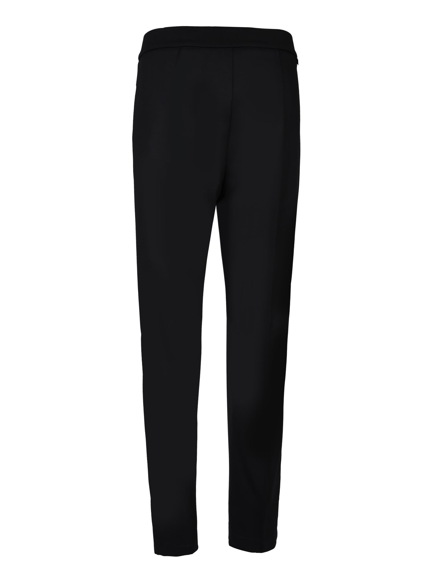 Shop Moncler Black Technical Jersey Pants