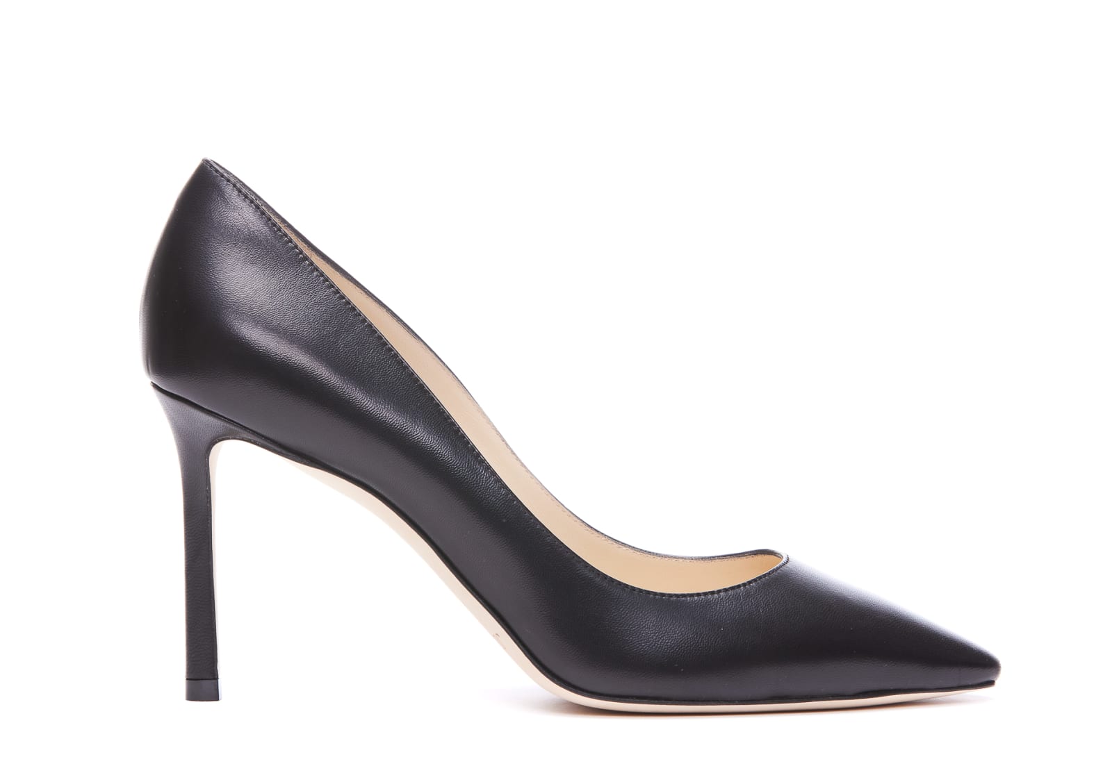 Jimmy Choo Love 85 Leather Pumps In Black