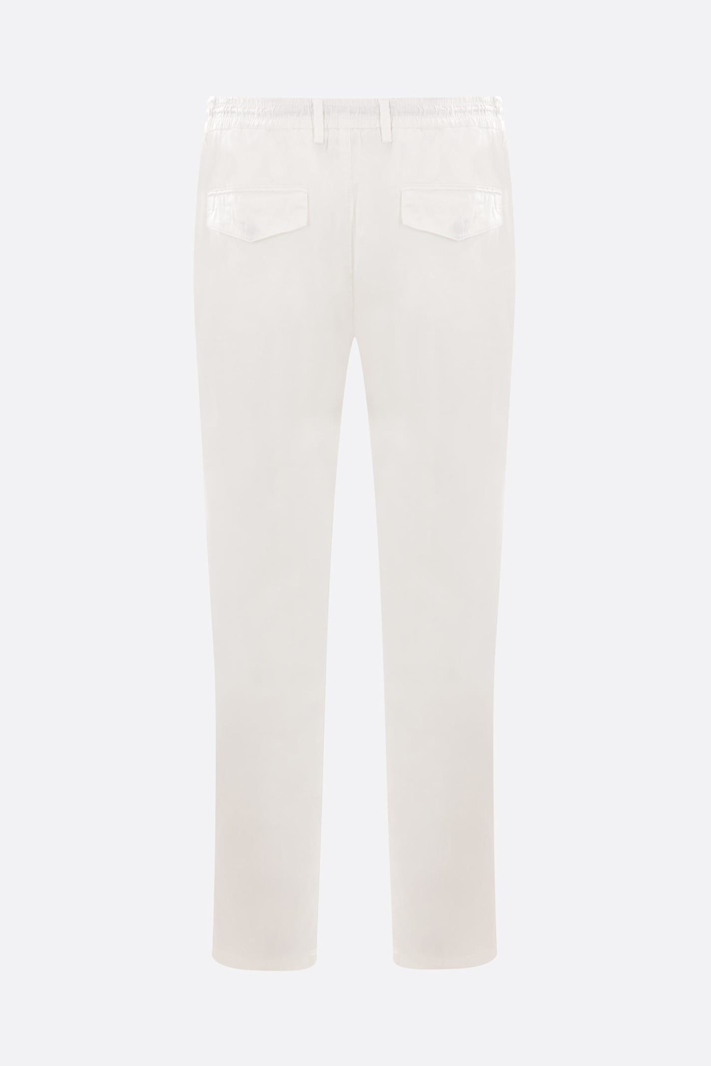 Eleventy Pantalone Jogger Bianco