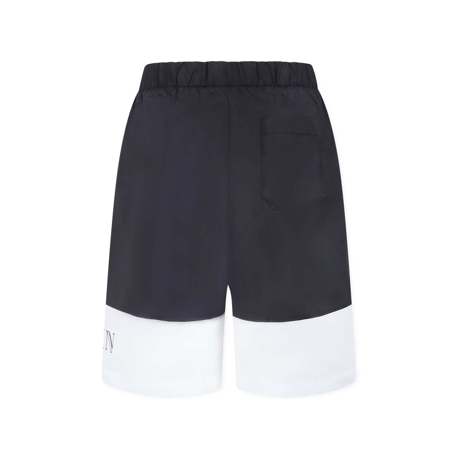 Balmain Elastic Waist Swimming Trunks In Black