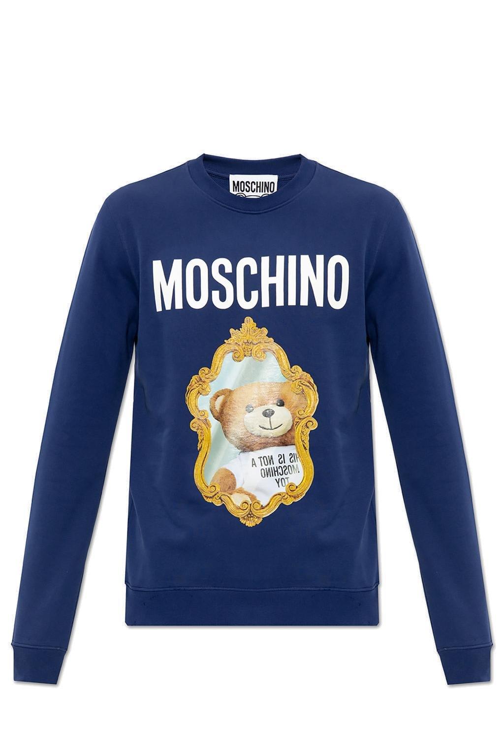 Moschino Logo Bear-printed Crewneck Sweatshirt Moschino