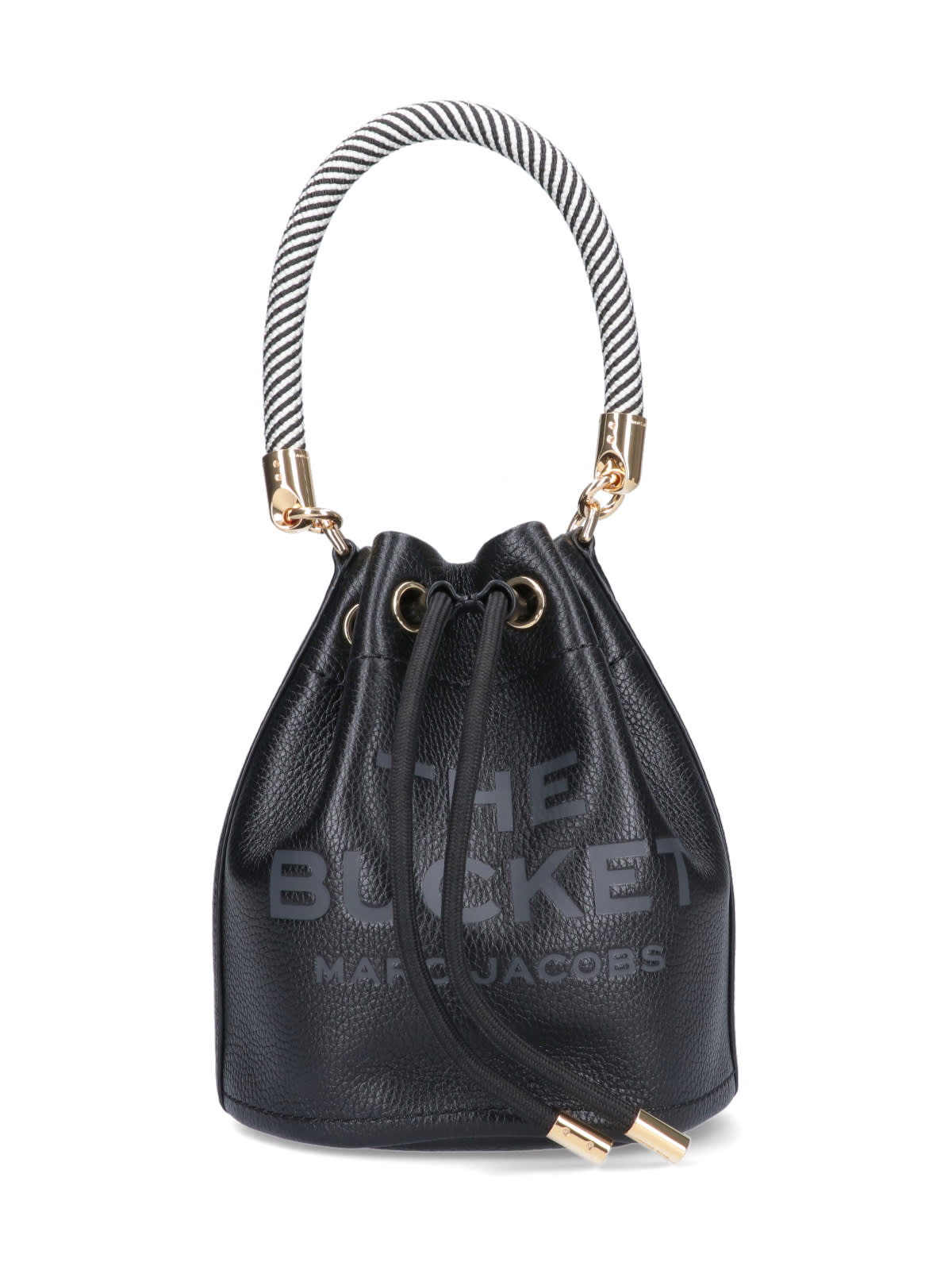 Shop Marc Jacobs The Leather Bucket Bag In Nero