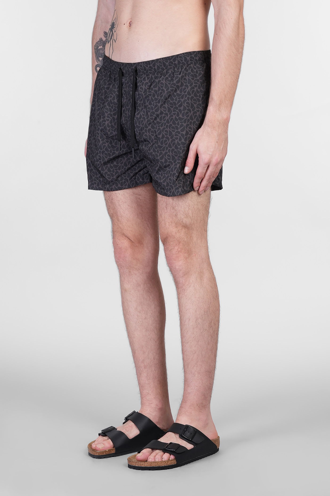 Tagliatore Honolulu Beachwear In Black Polyester